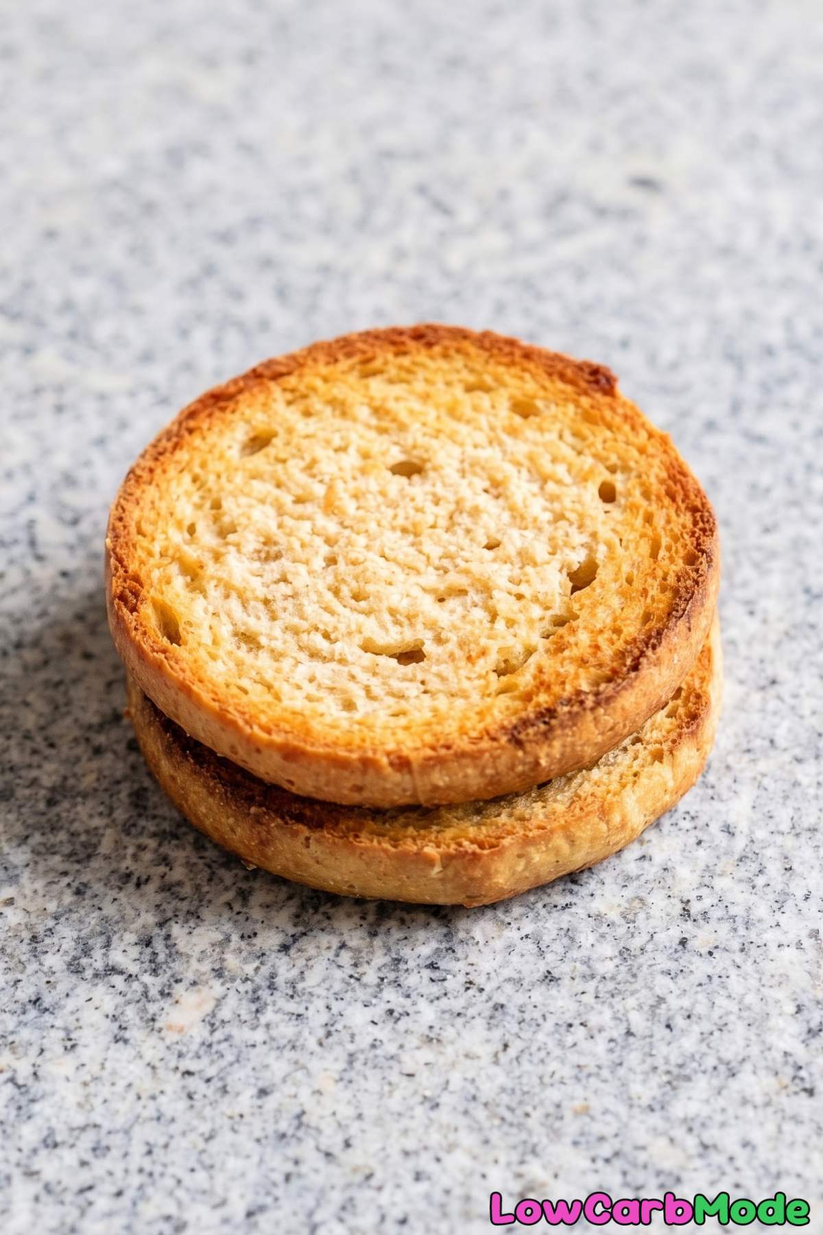 warm keto 90 second bread slice
