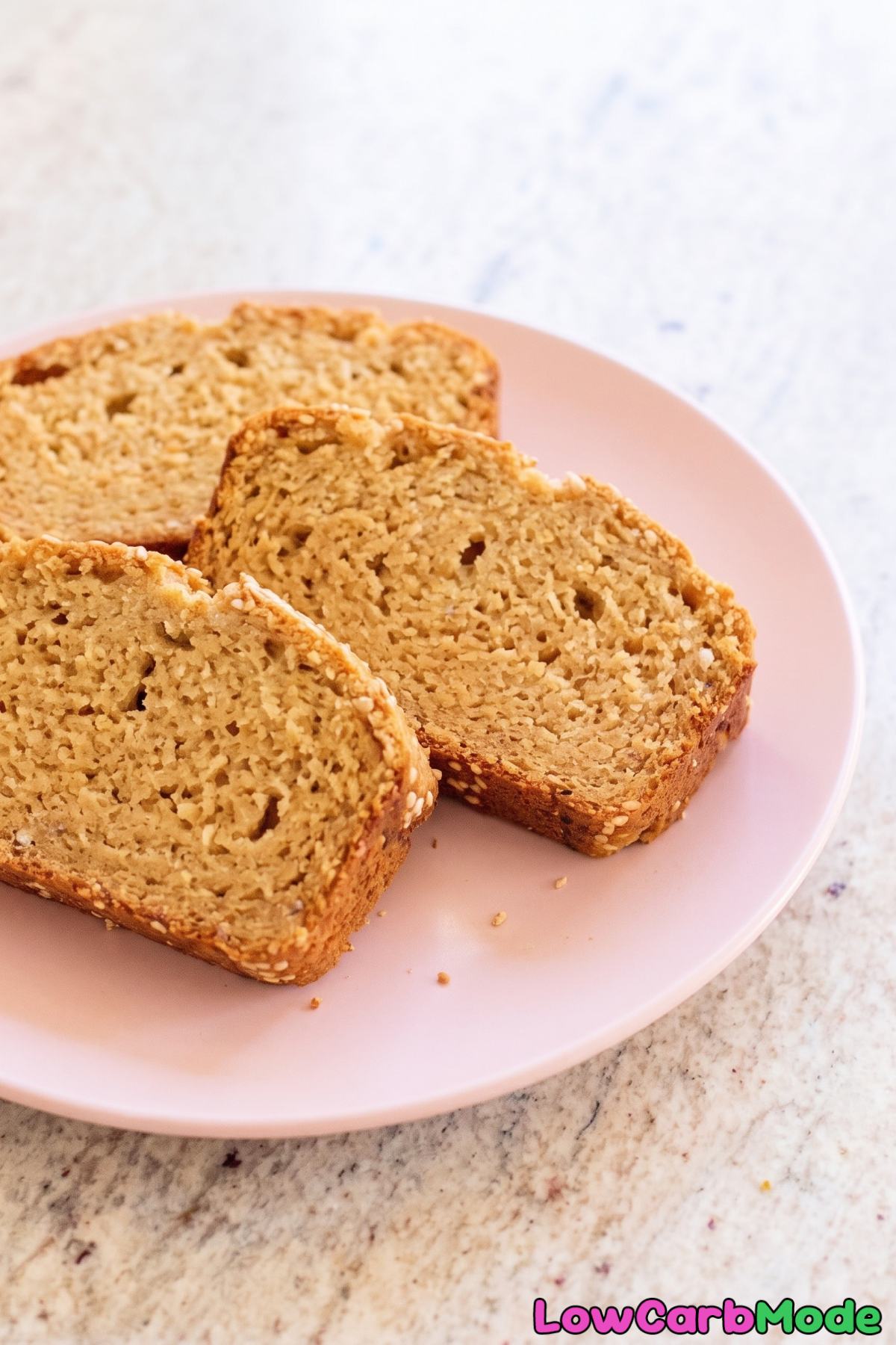 Homemade low carb almond butter bread