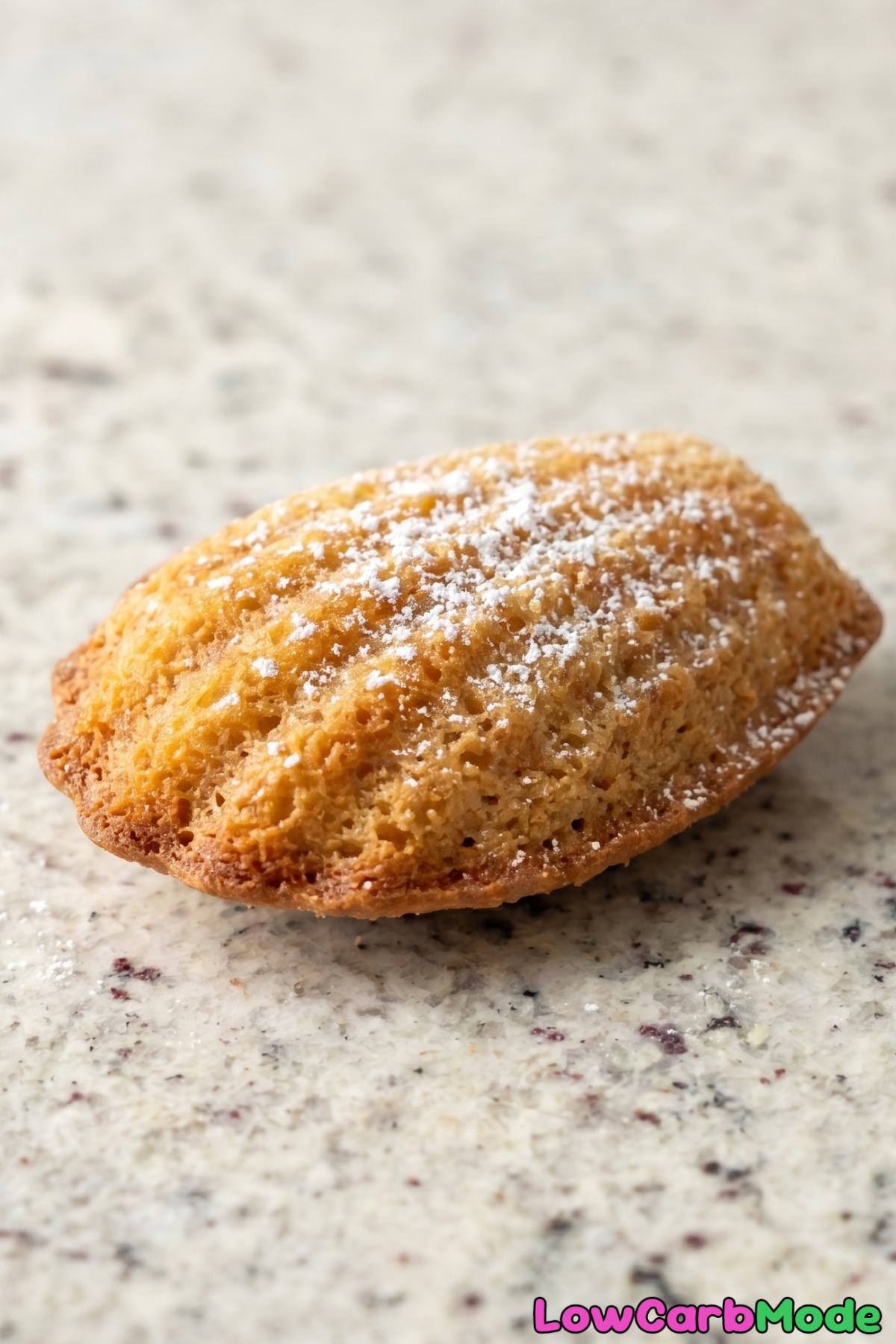 buttery keto madeleines with almond flour