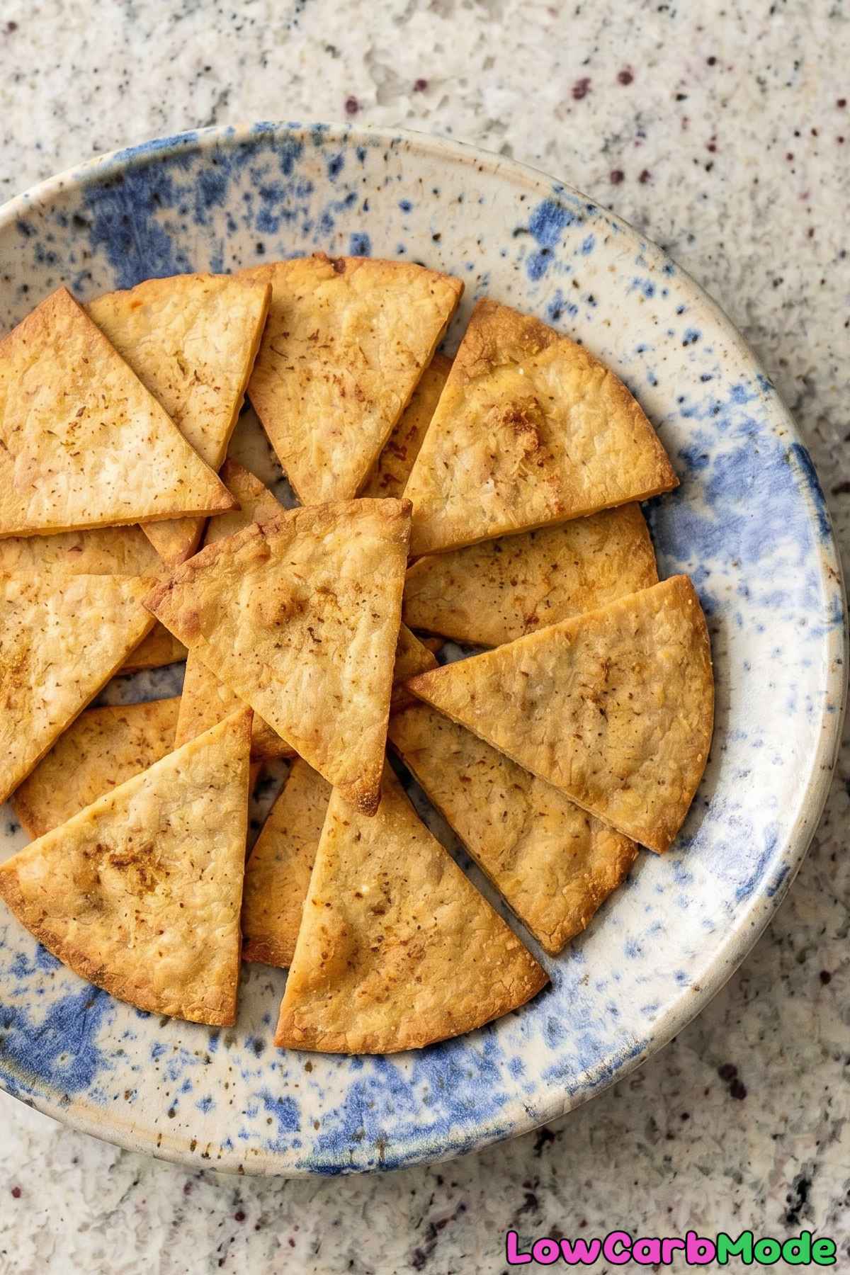 Perfect keto almond flour tortilla chips
