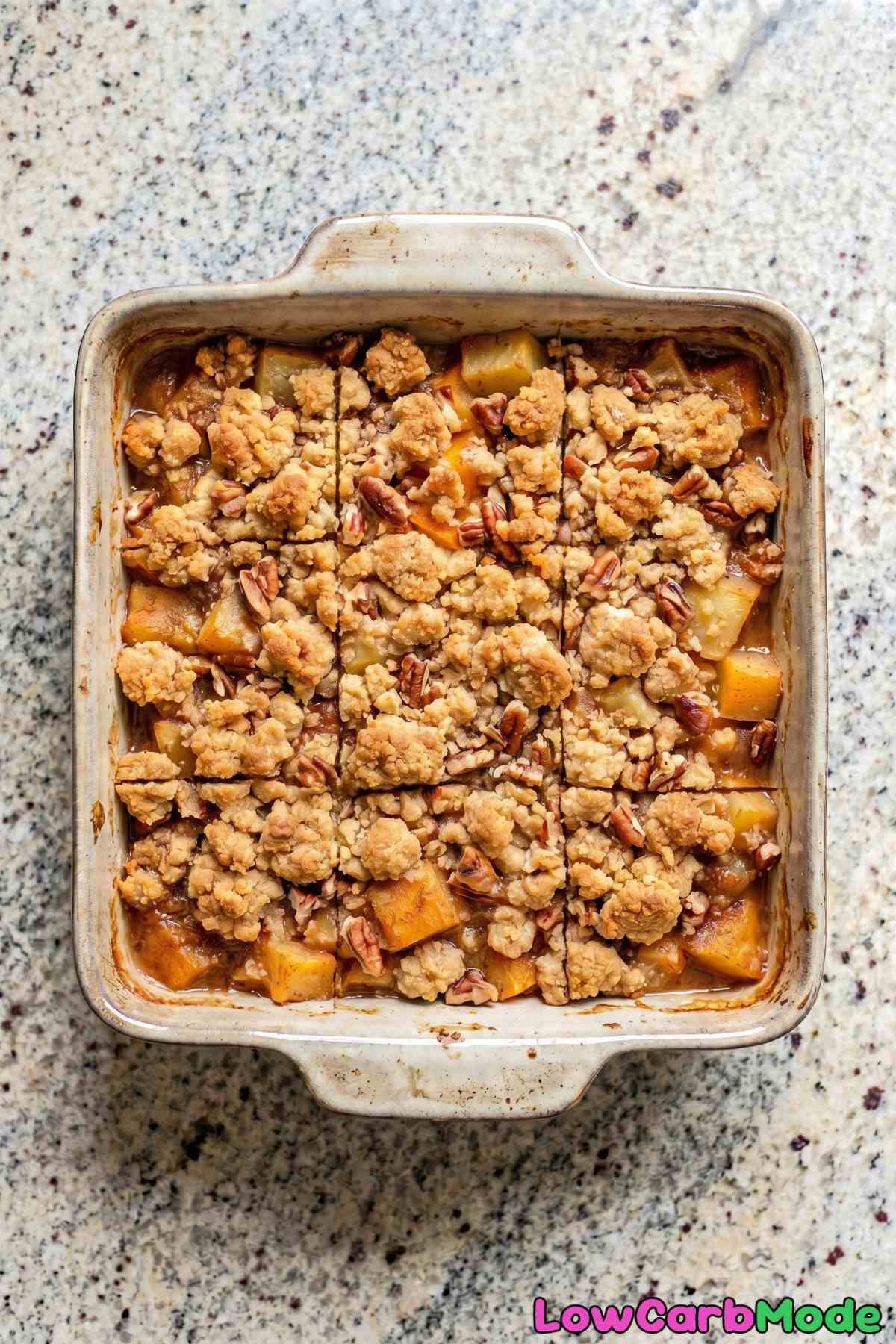 Aromatic keto apple cinnamon crisp recipe