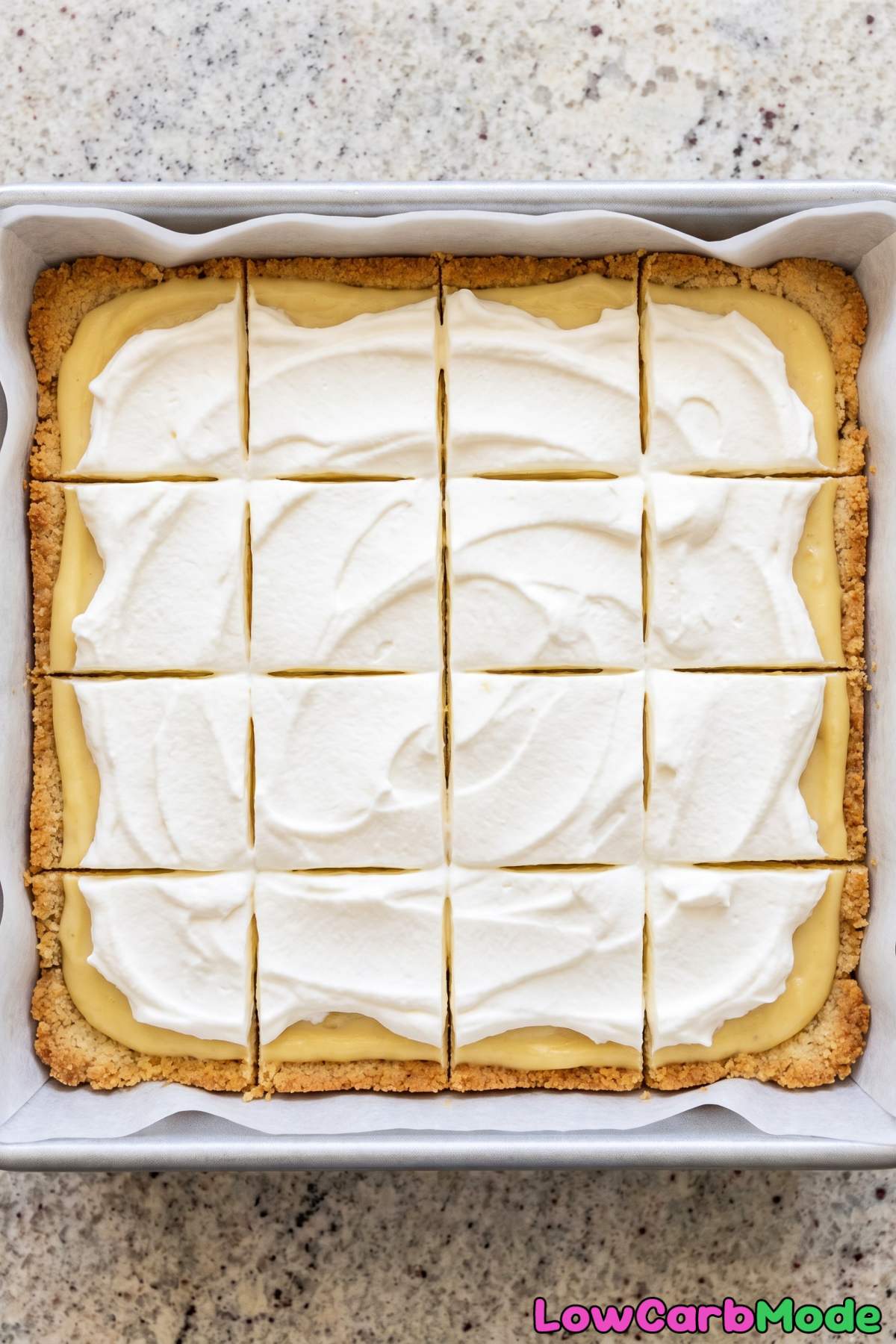 Keto friendly banana cream bars