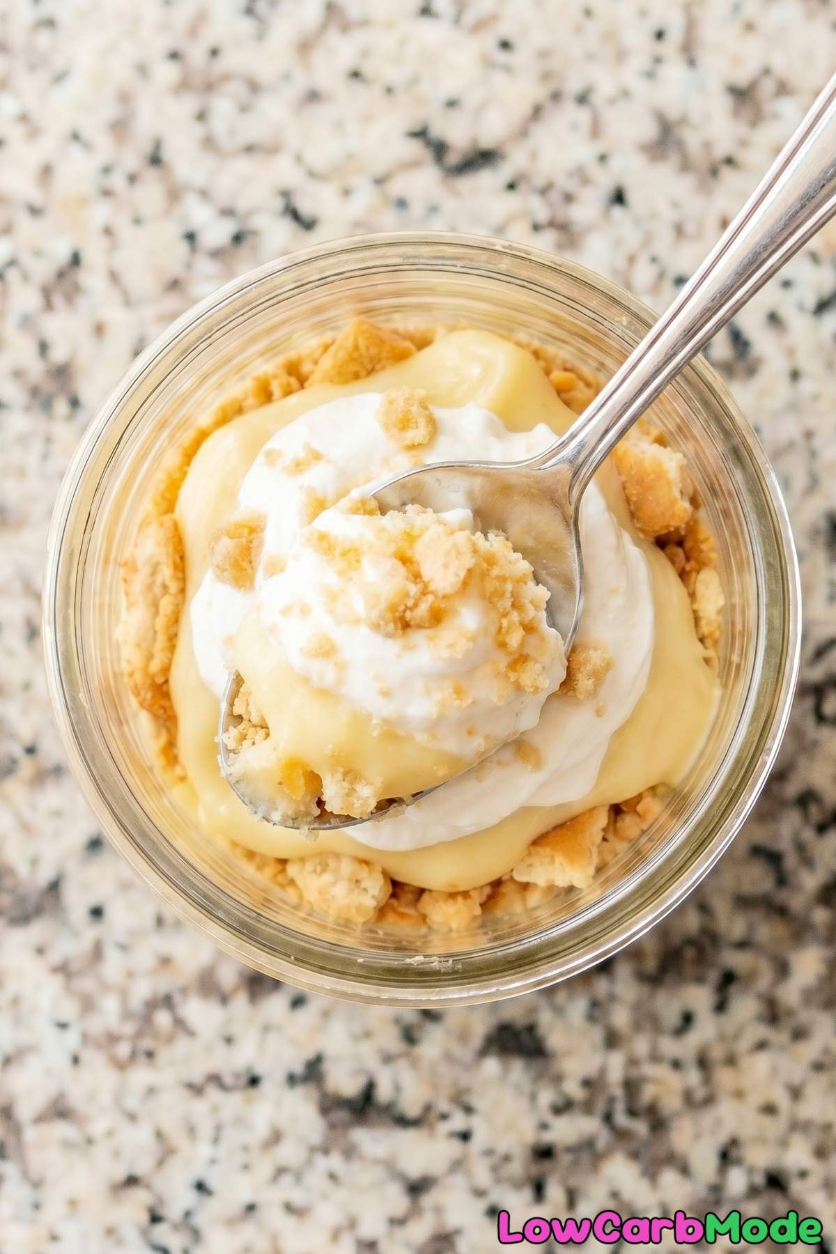Irresistible keto banana pudding cups