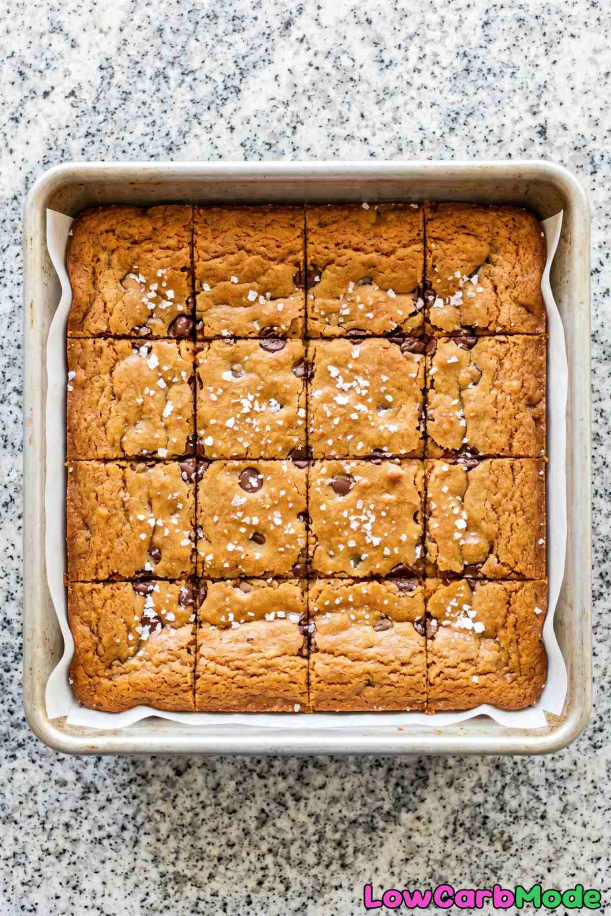 Easy keto browned butter cookie bars