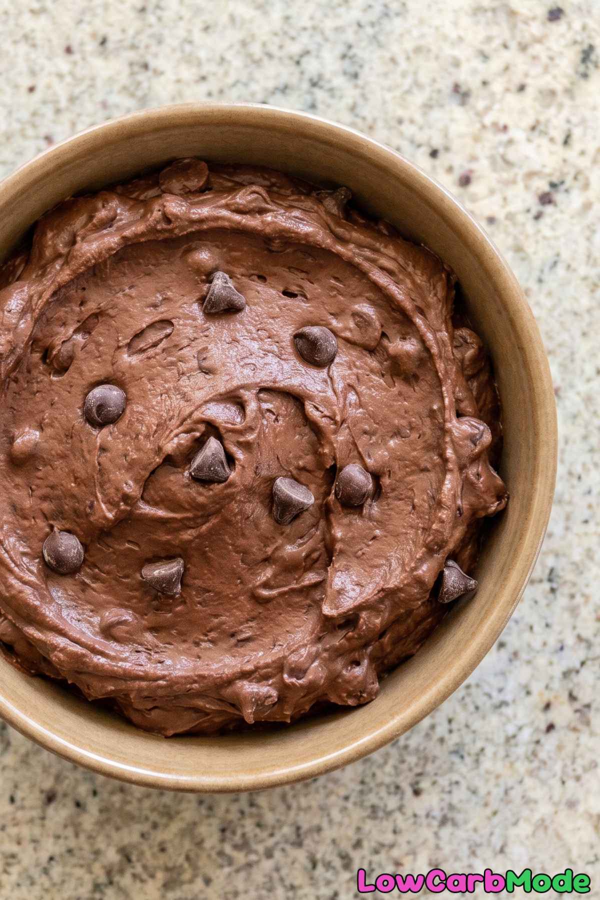 indulgent keto chocolate brownie dip