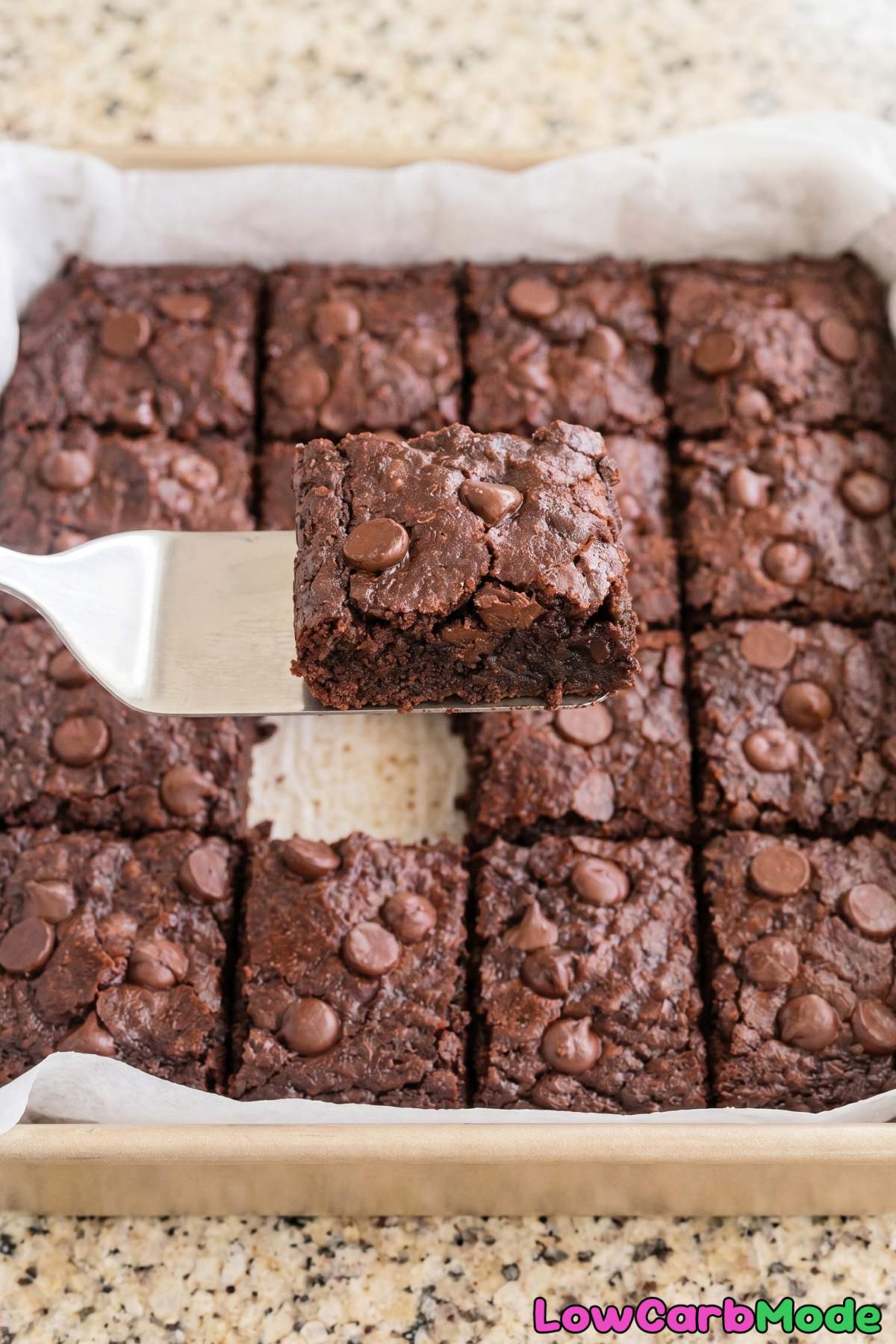 Indulgent dark chocolate keto brownies