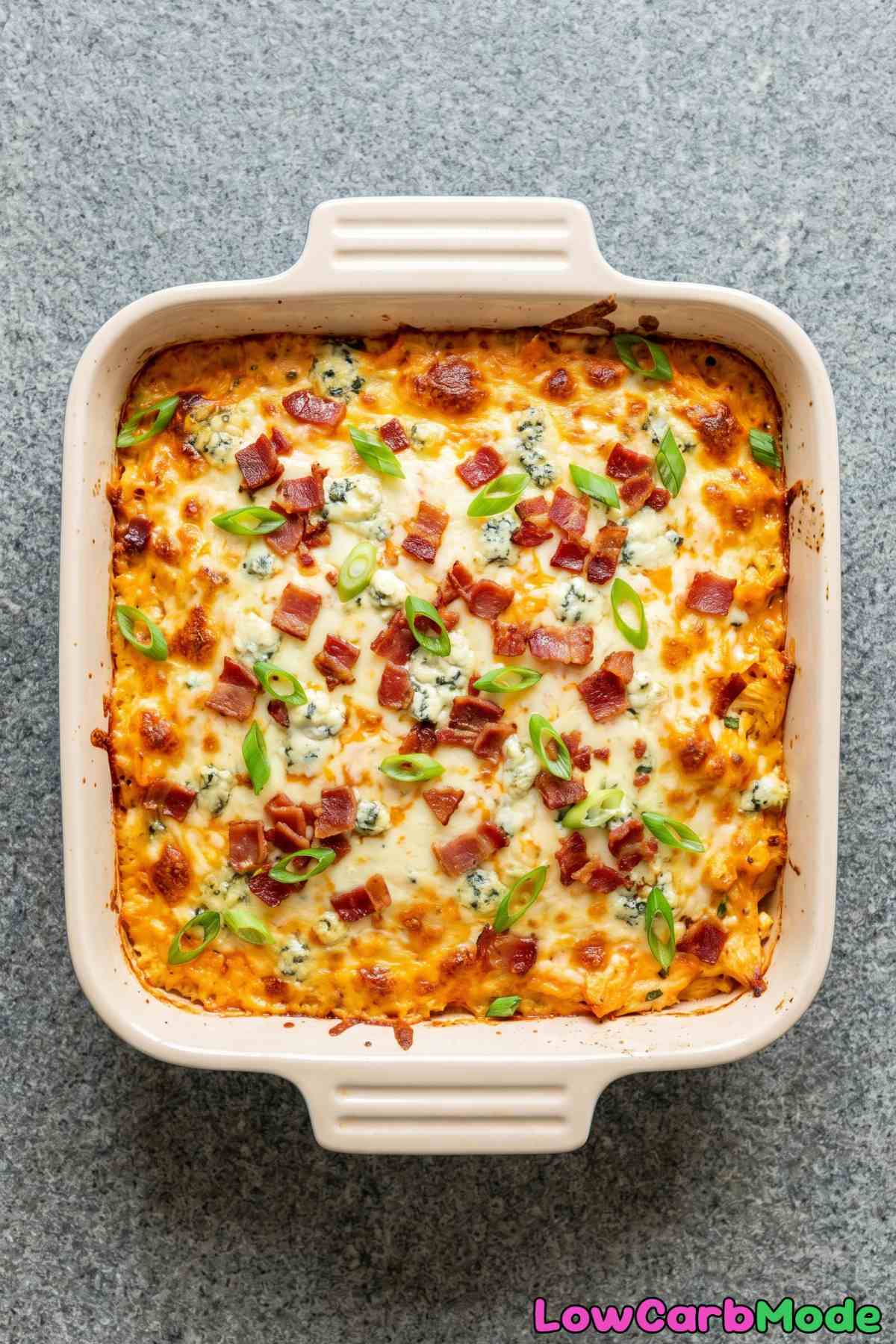 easy keto buffalo chicken casserole recipe