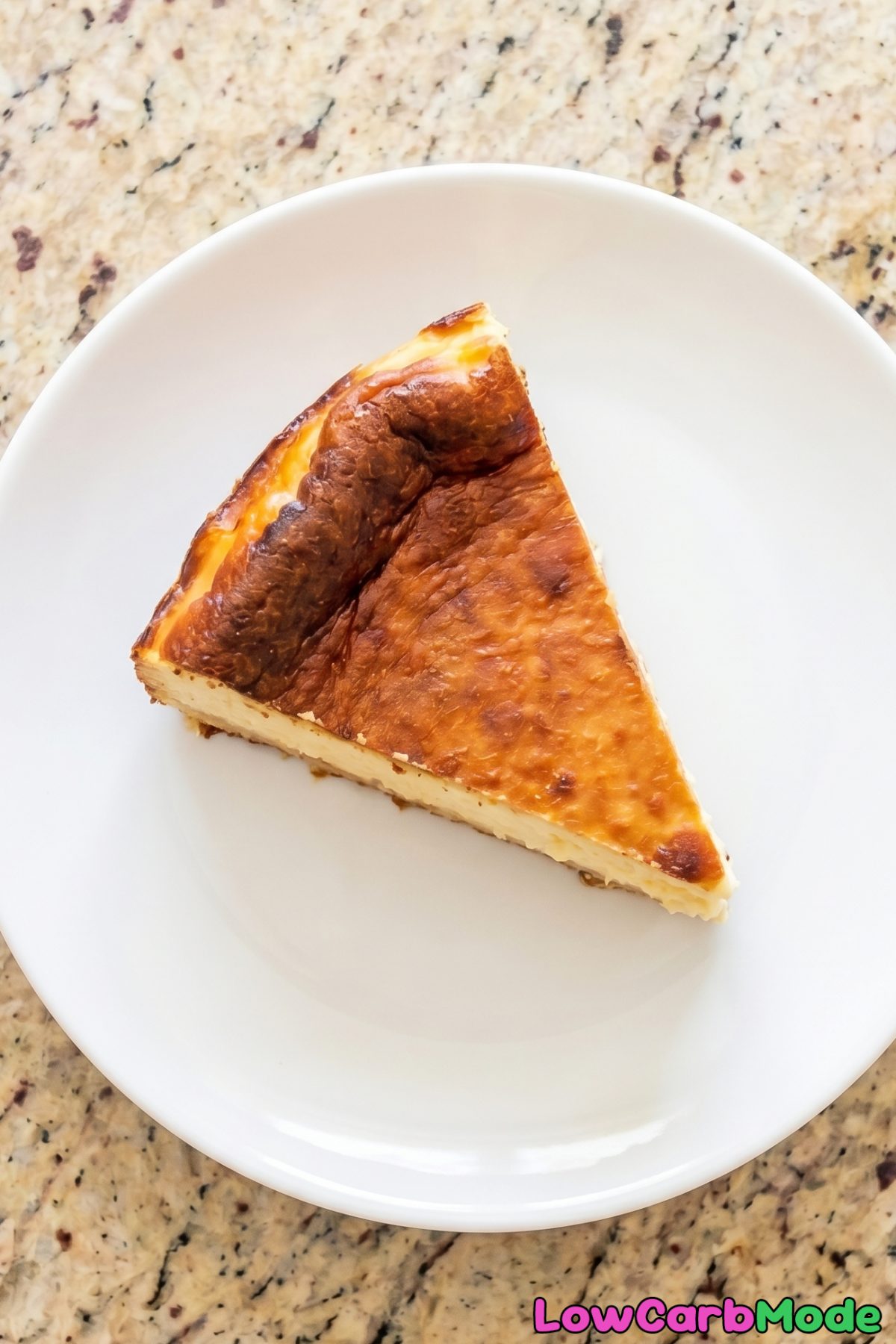 Luscious keto burnt basque cheesecake