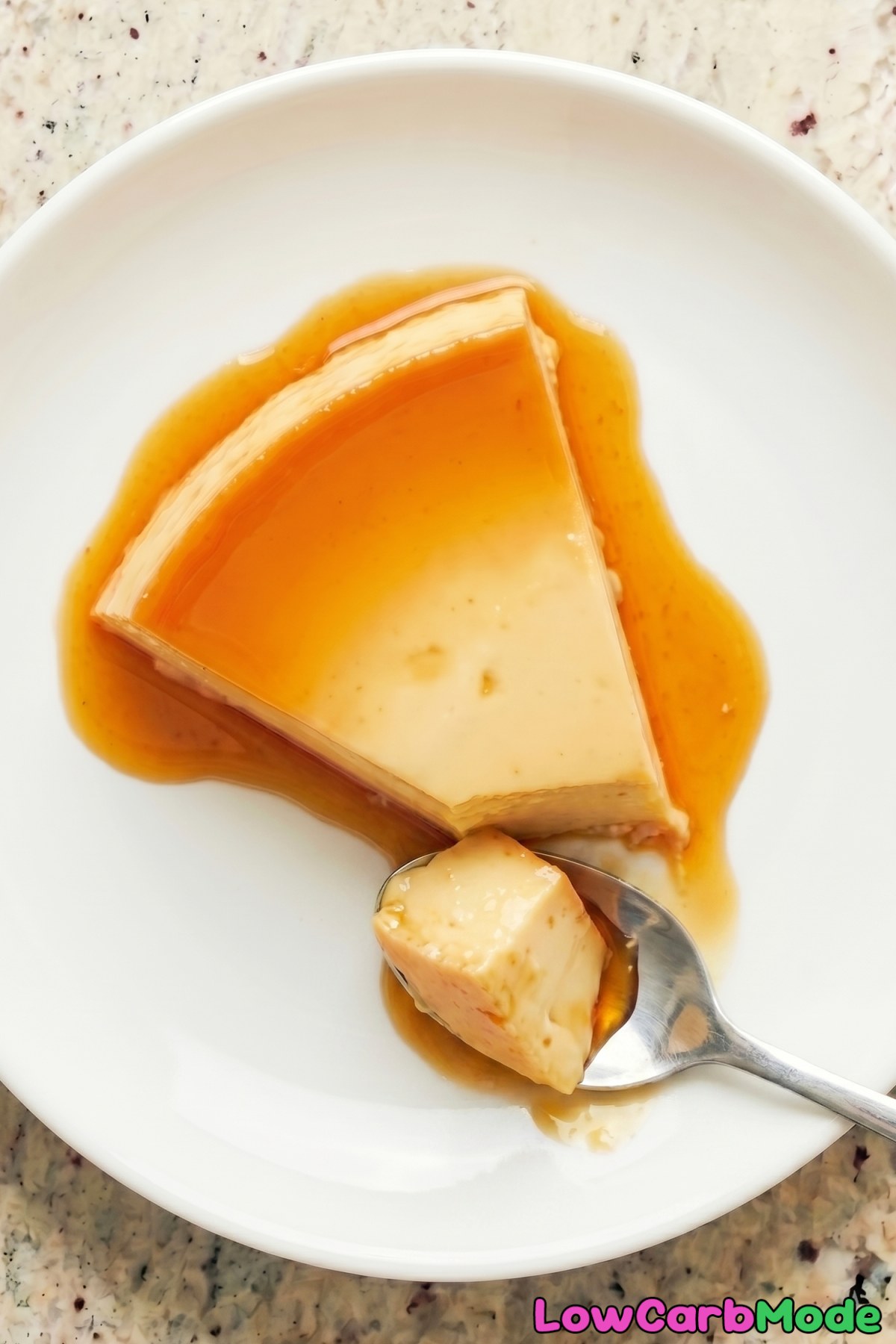 Easy keto caramel flan recipe