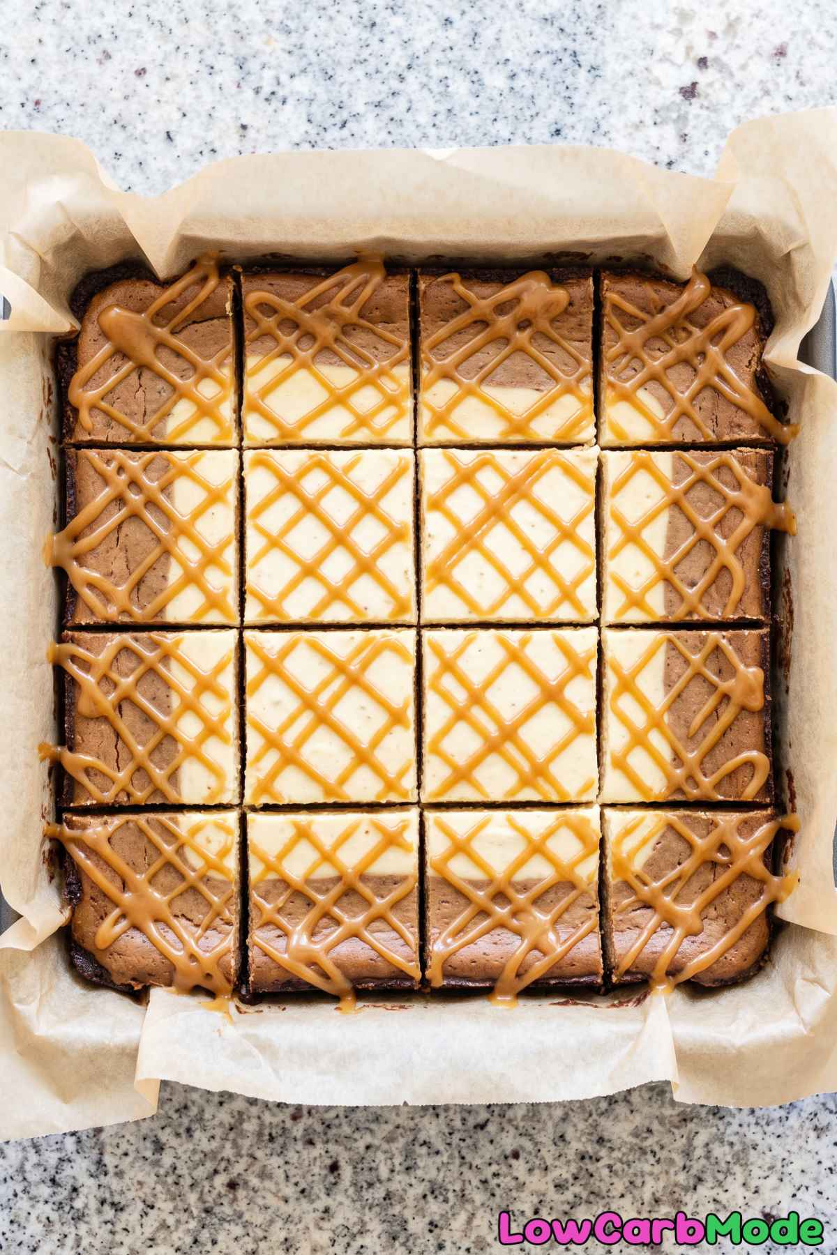 homemade caramel macchiato keto bars