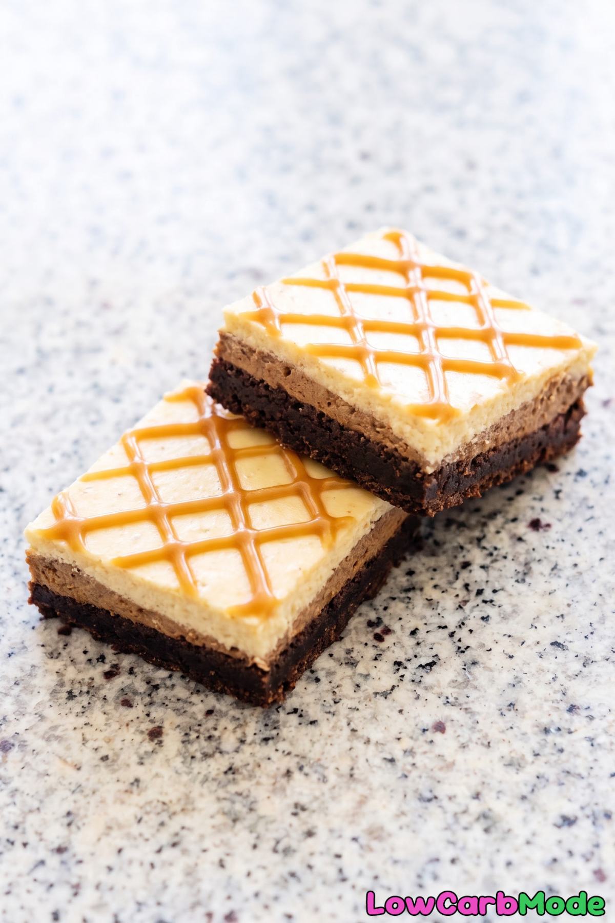 low carb caramel macchiato bars