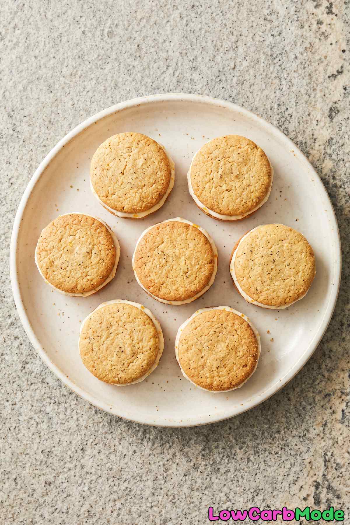 Homemade keto cardamom cookies