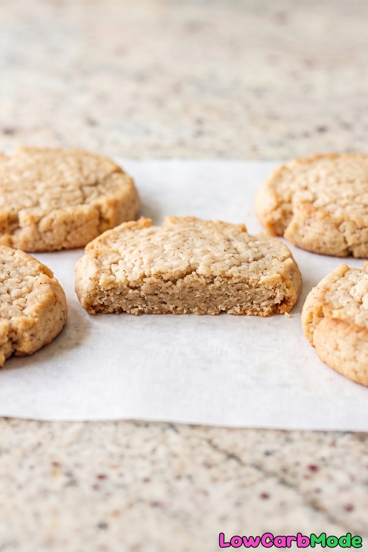 Golden keto chai spice cookies