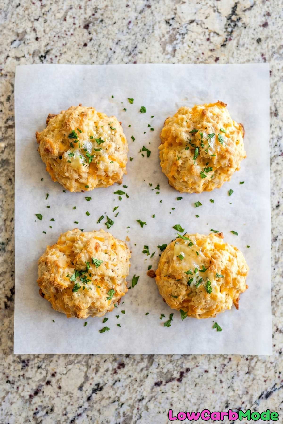 buttery keto cheddar bay biscuits fresh baked