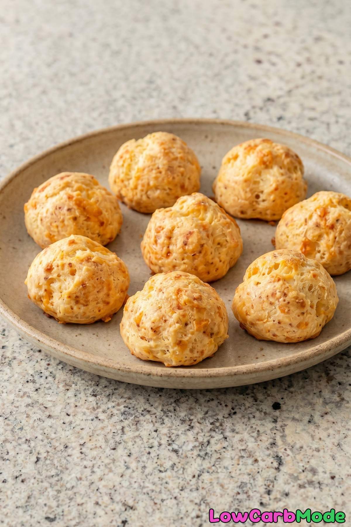 Warm buttery keto cheese puffs