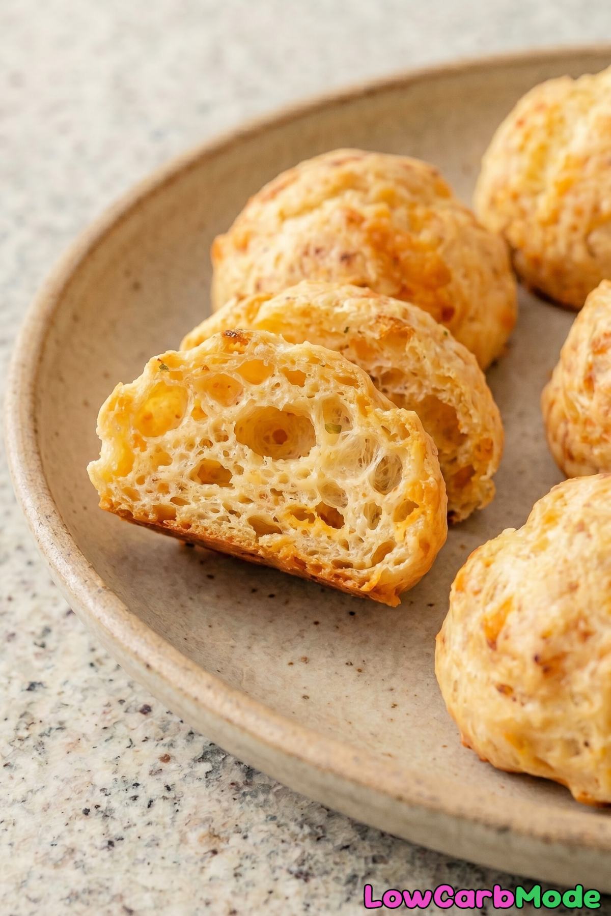 Savory homemade keto cheese puffs
