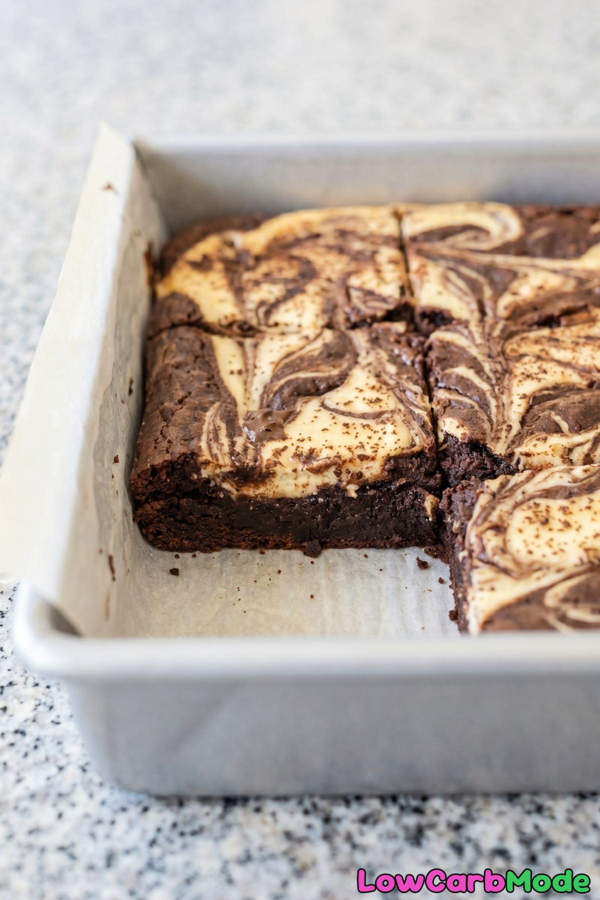 easy keto coffee brownies with cheesecake