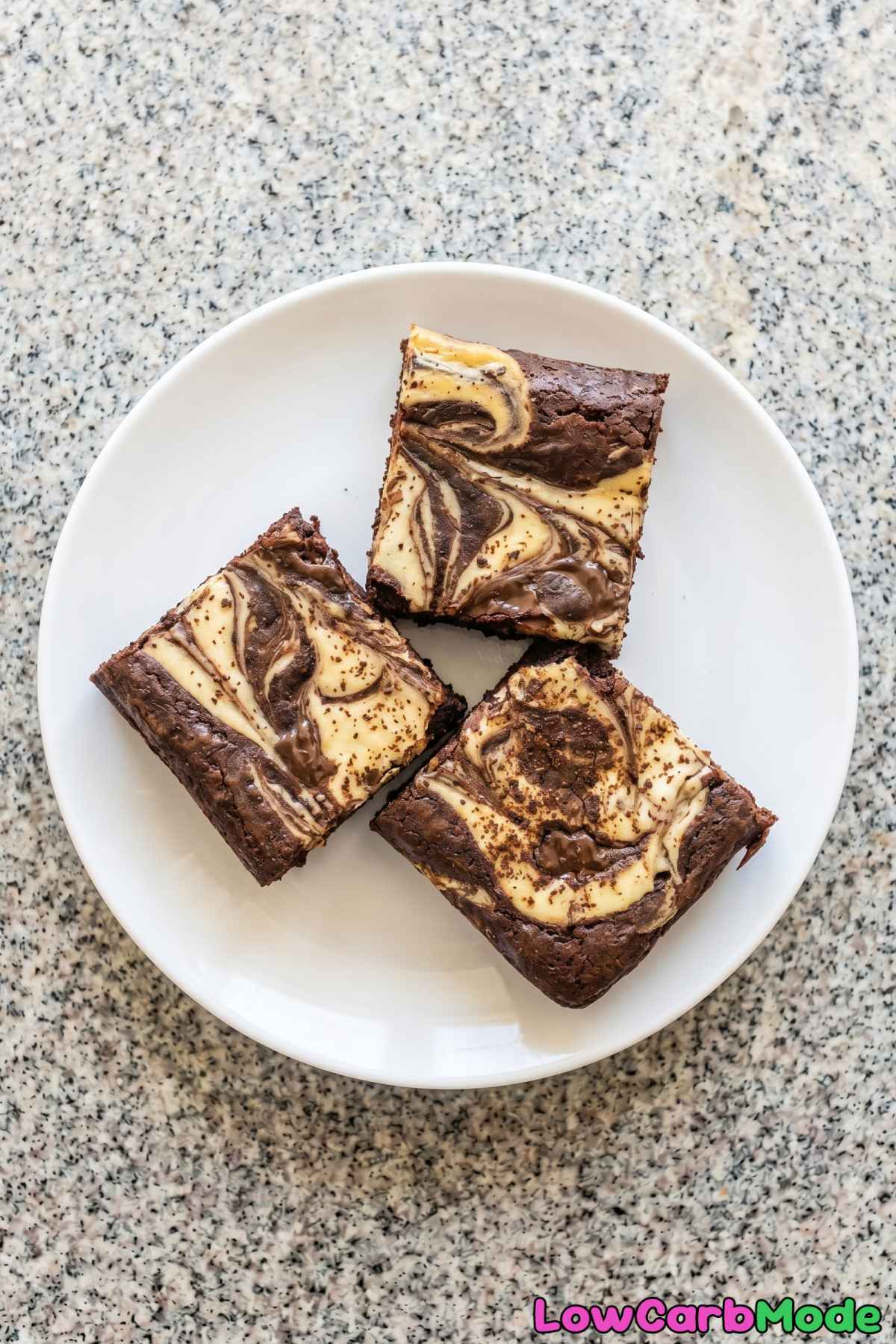 tempting espresso keto brownies with swirl