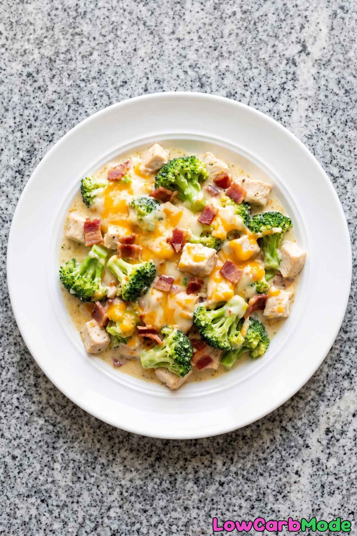 Rich keto chicken broccoli casserole