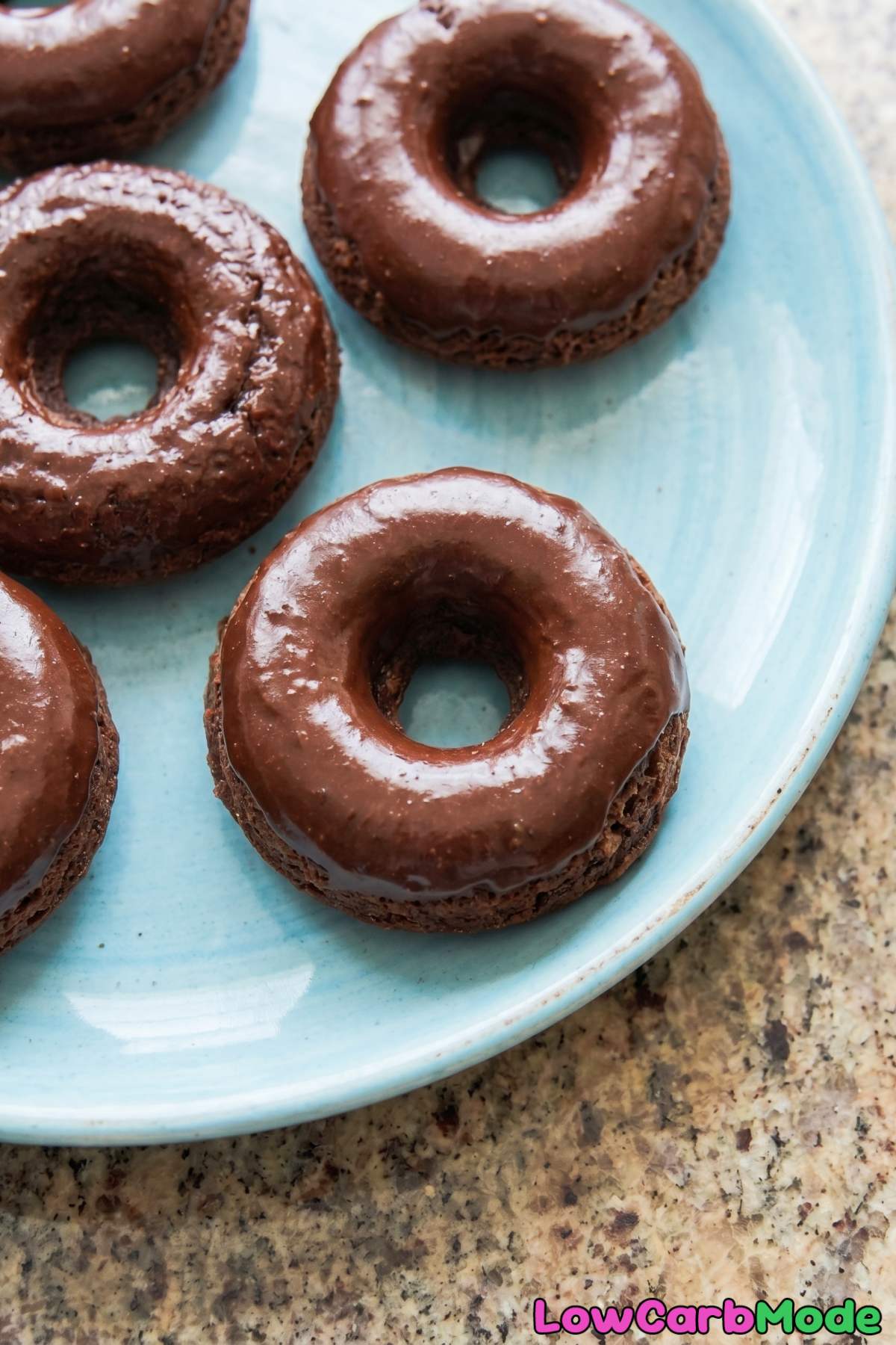 Easy homemade keto chocolate donuts