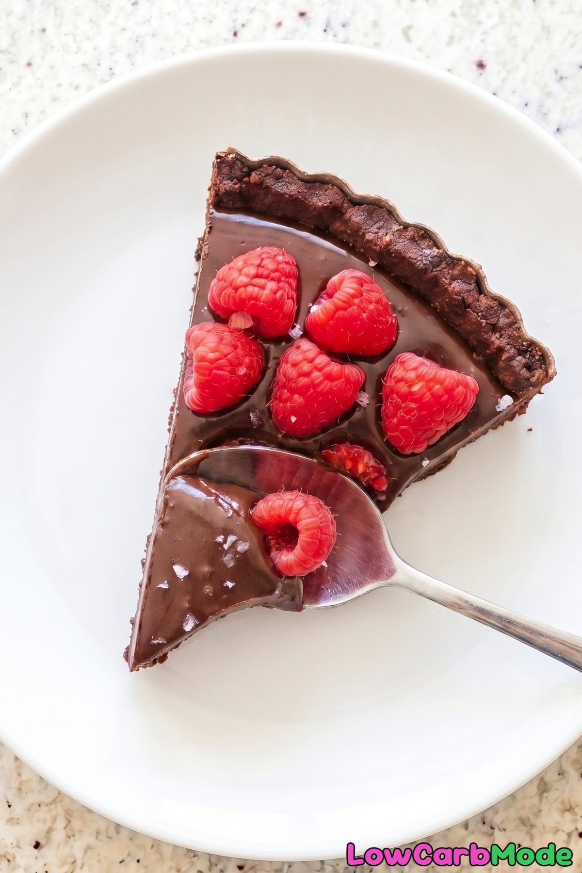 Irresistible keto chocolate ganache tart