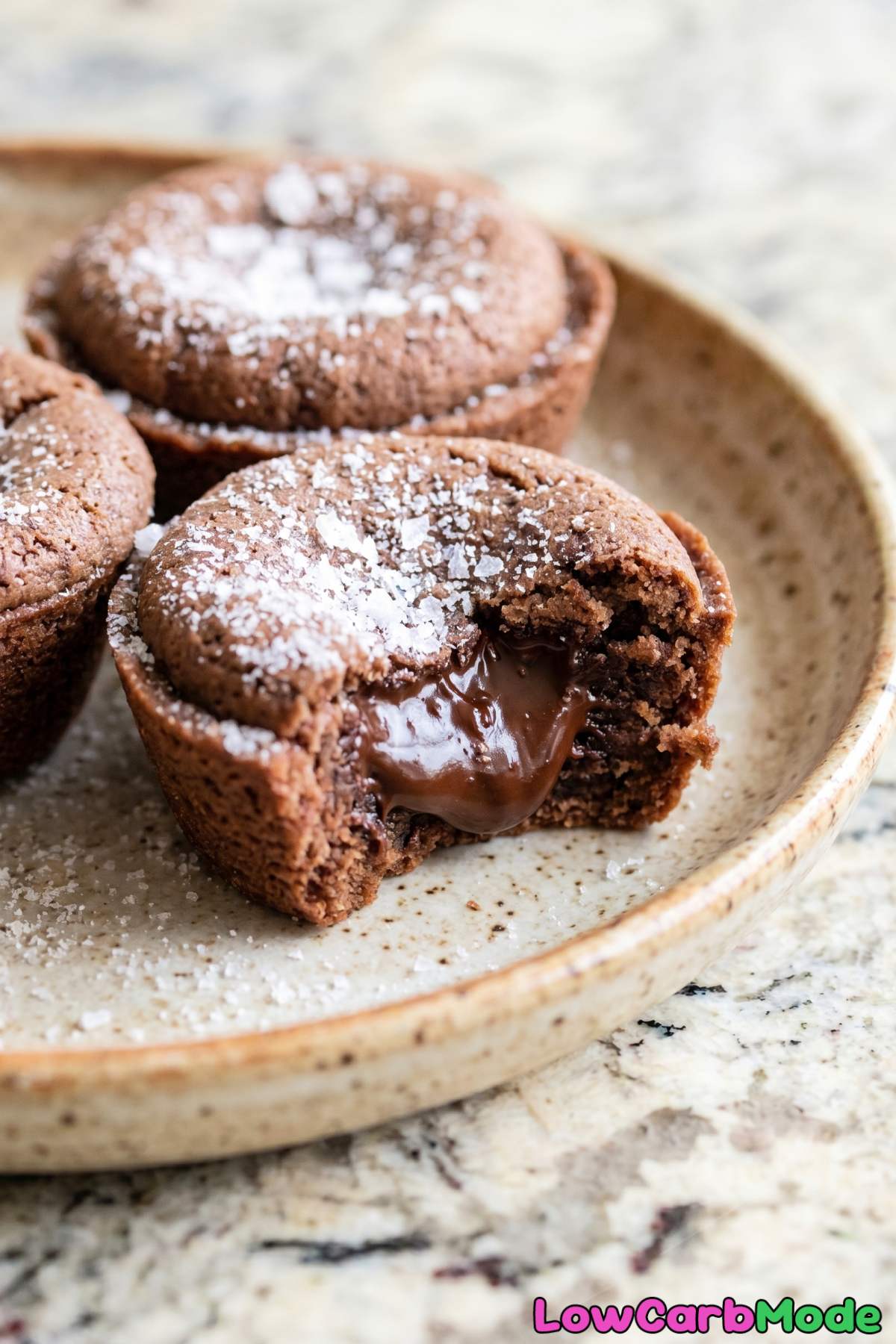 Fudgy keto chocolate lava cookie cups