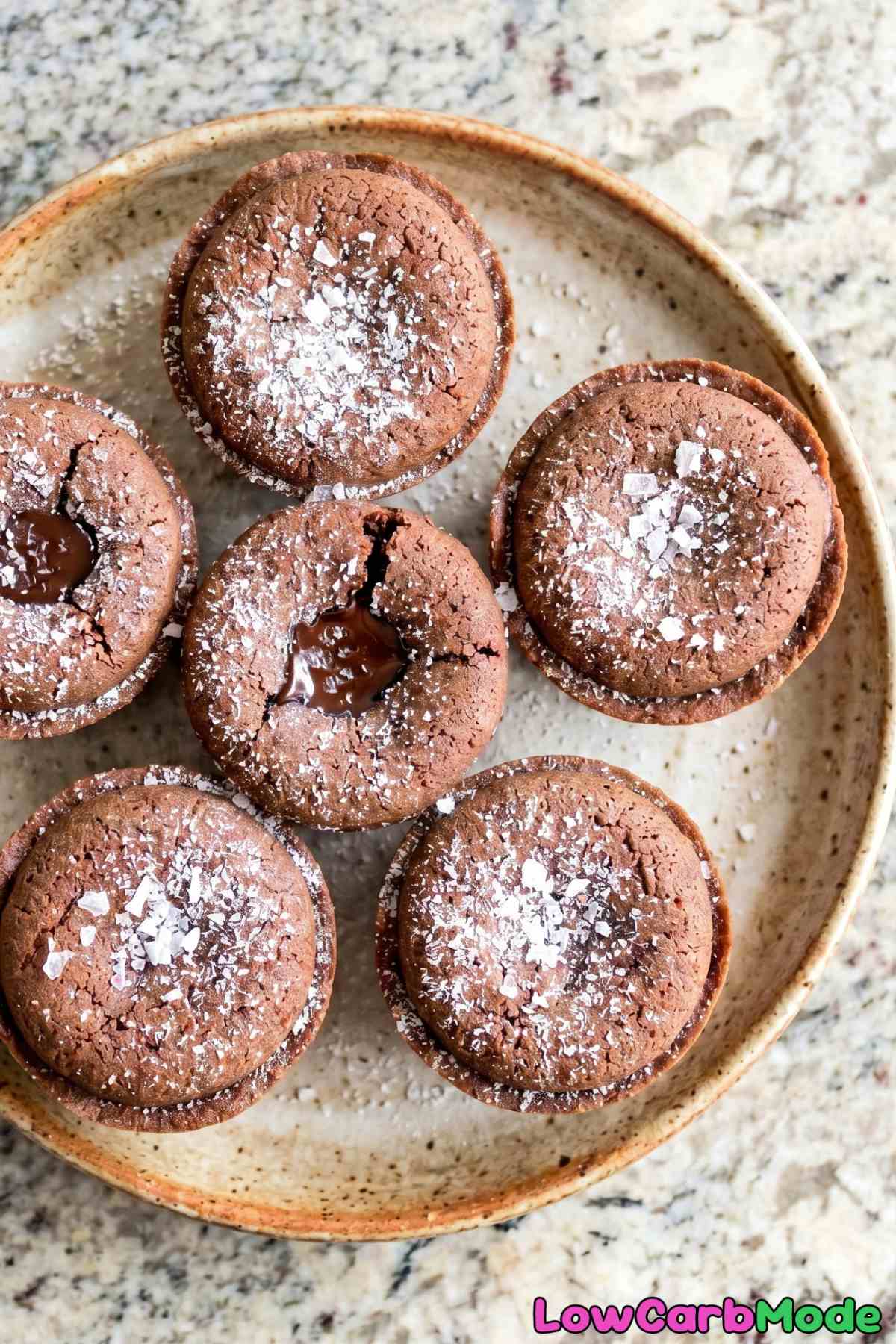 Irresistible keto chocolate lava cookie cups