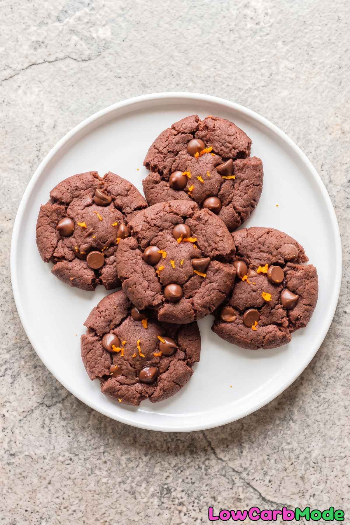 Rich chocolate orange keto cookies