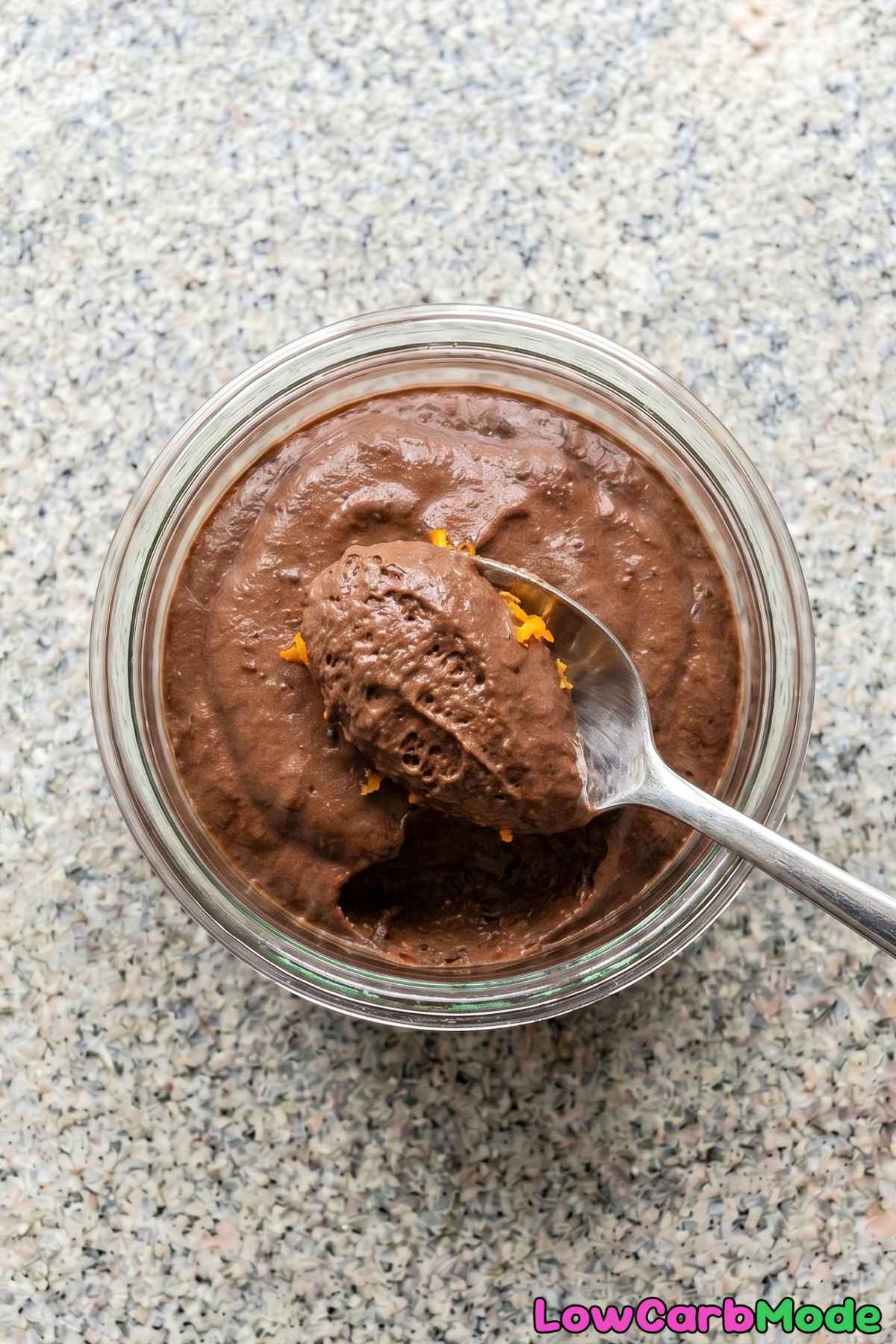 Easy keto chocolate orange mousse recipe