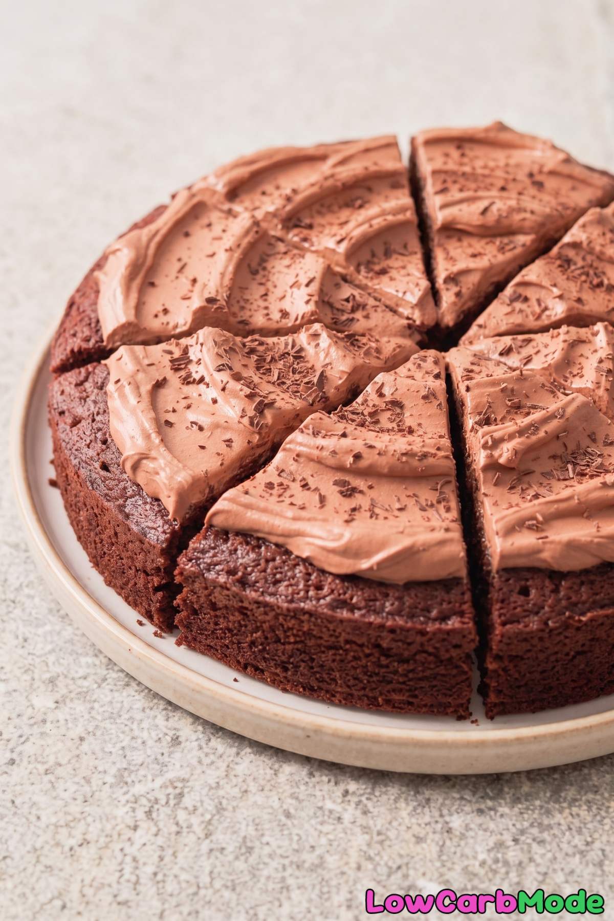 Decadent keto chocolate whipped cream dessert
