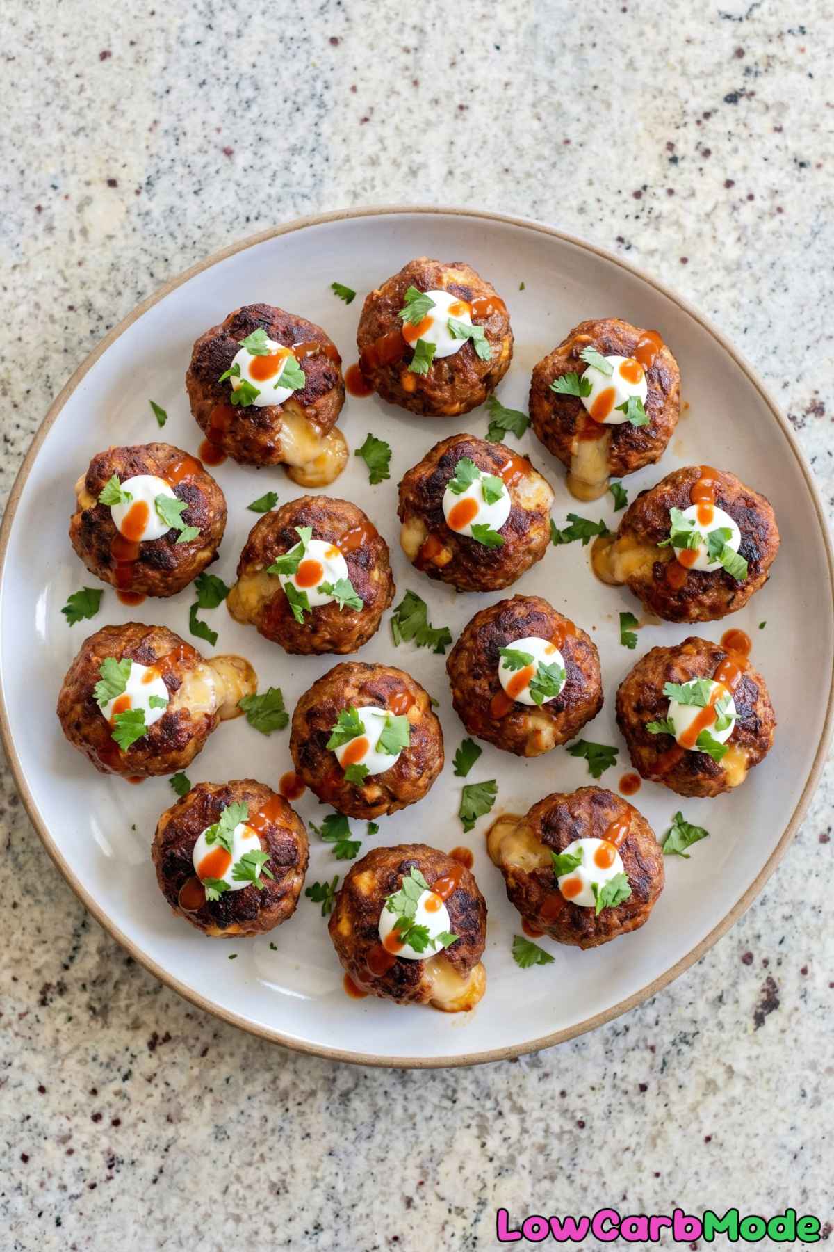 Spiced keto chorizo and smoked gouda bites