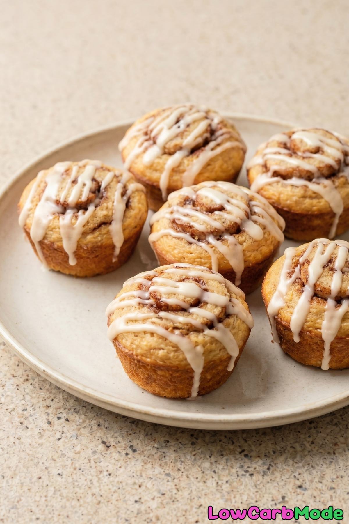 Soft keto cinnamon swirl stuffed muffins