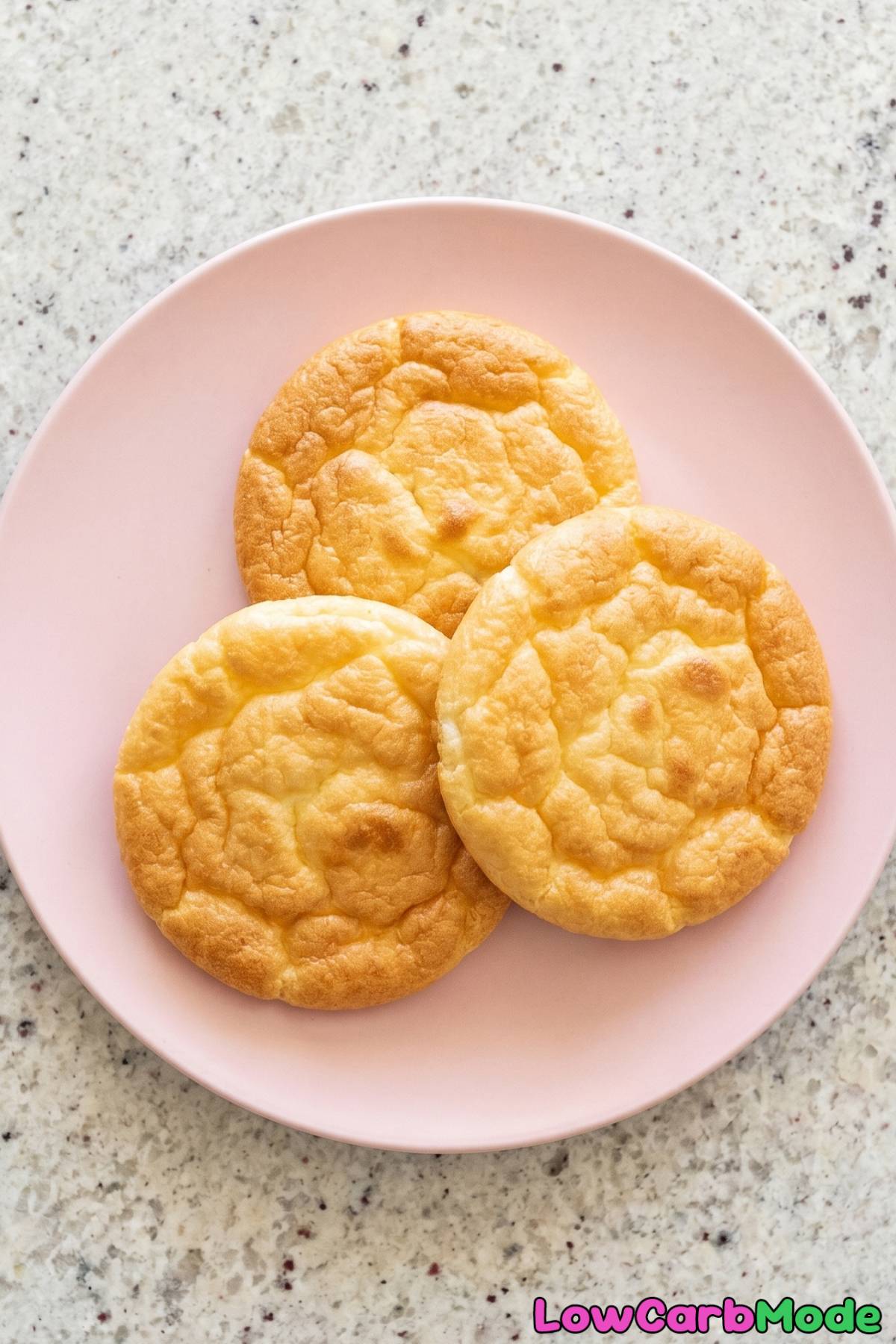 golden keto cloud bread rounds