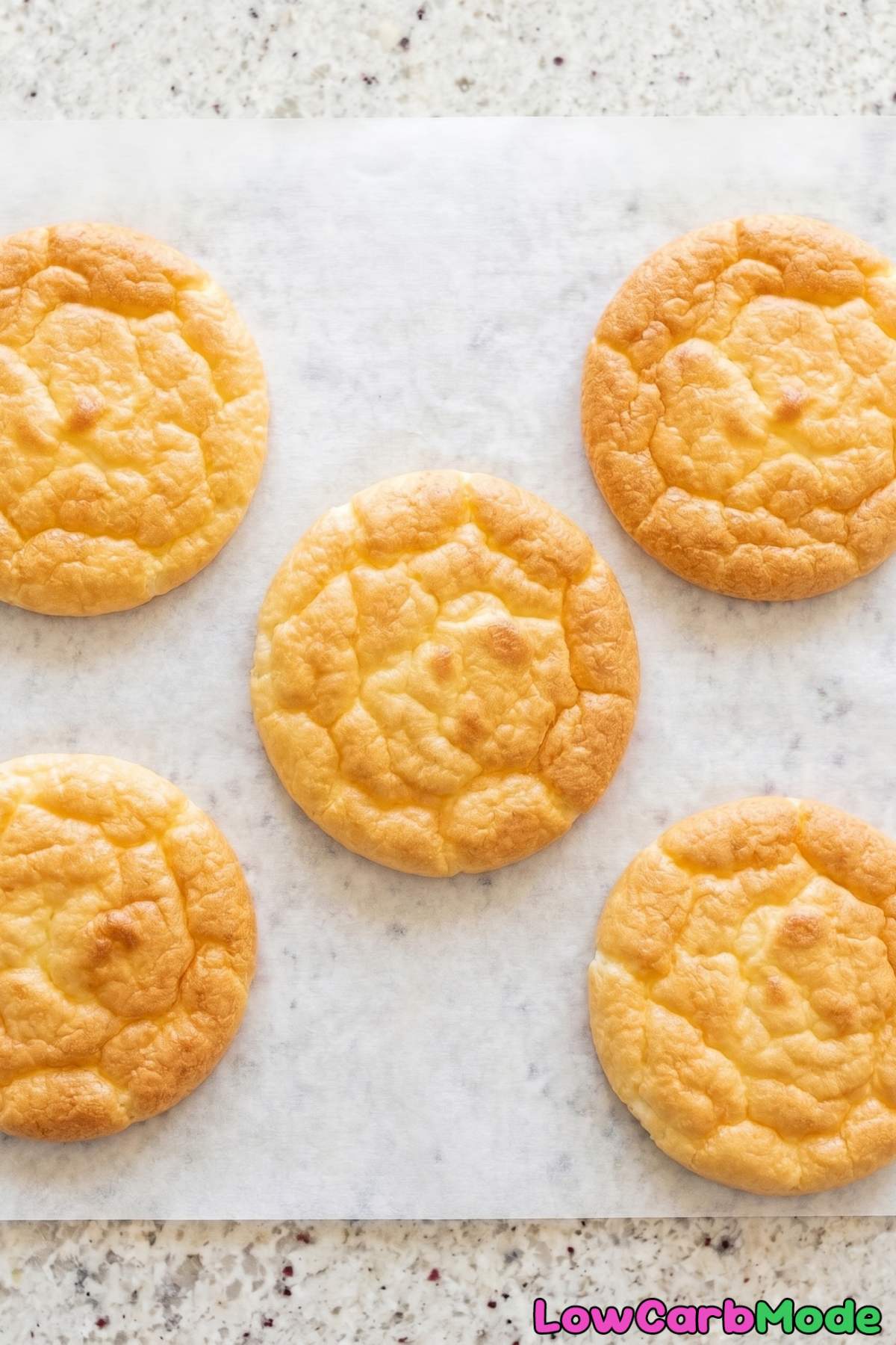 pillowy keto cloud bread slices