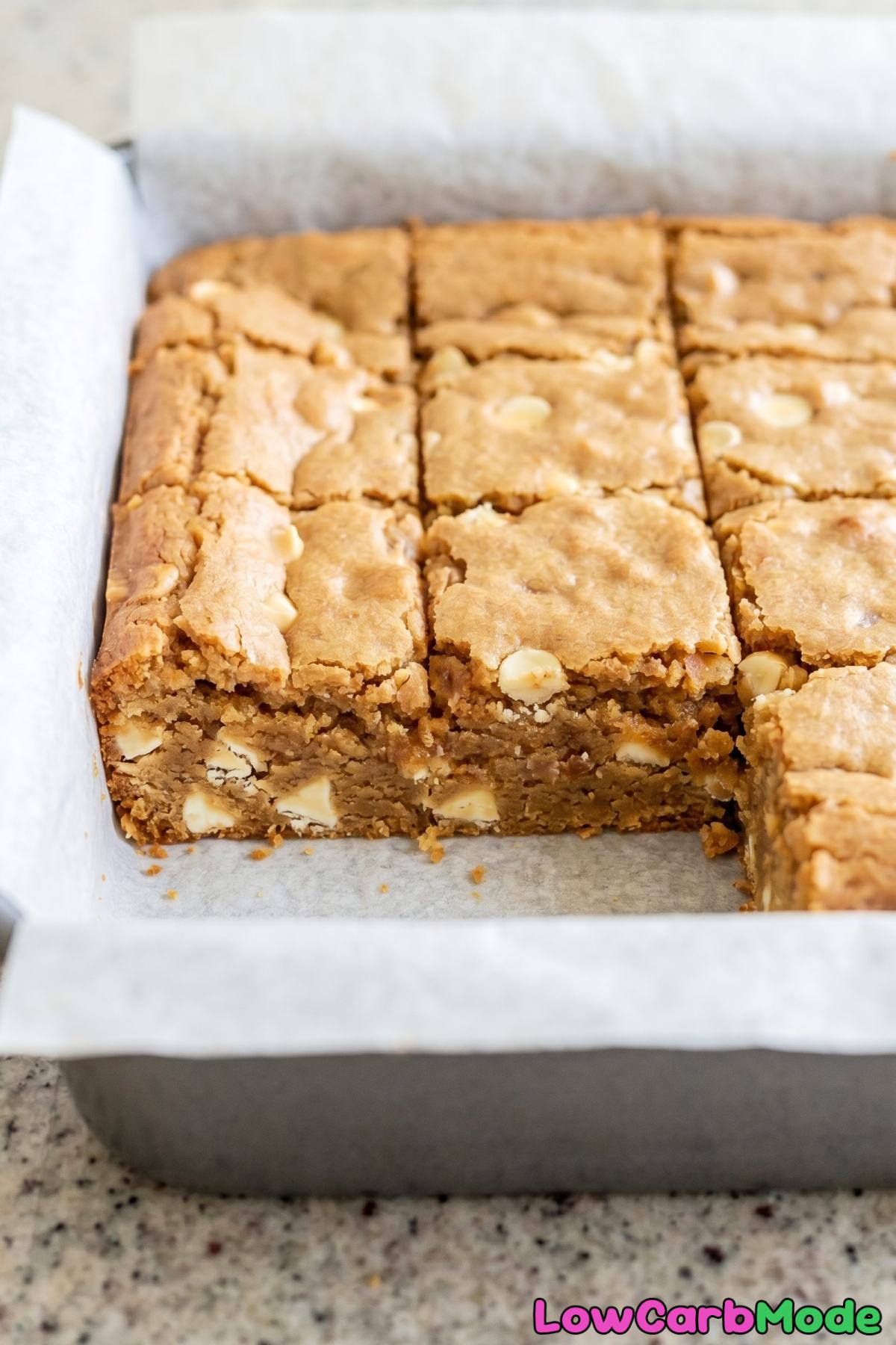 easy keto cookie butter blondies recipe
