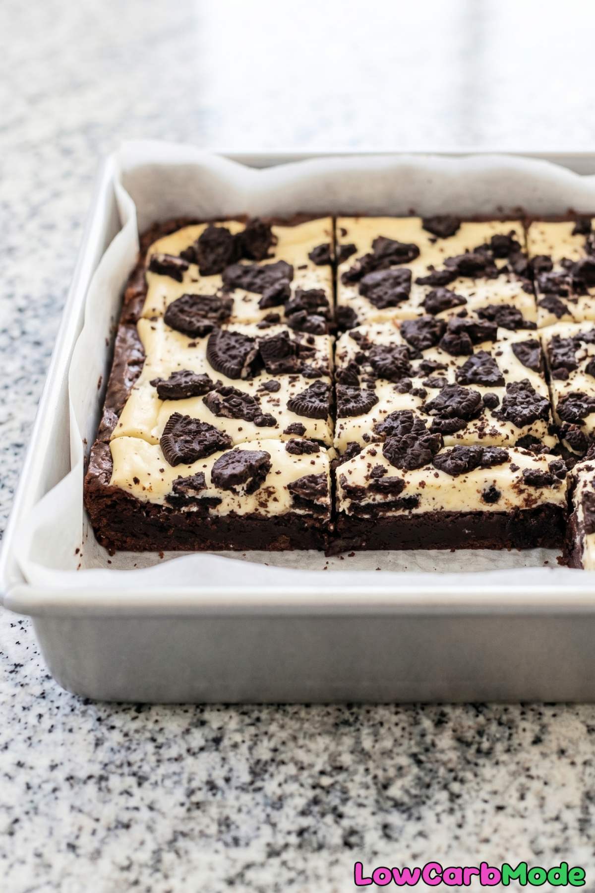 decadent cookies and cream keto brownies