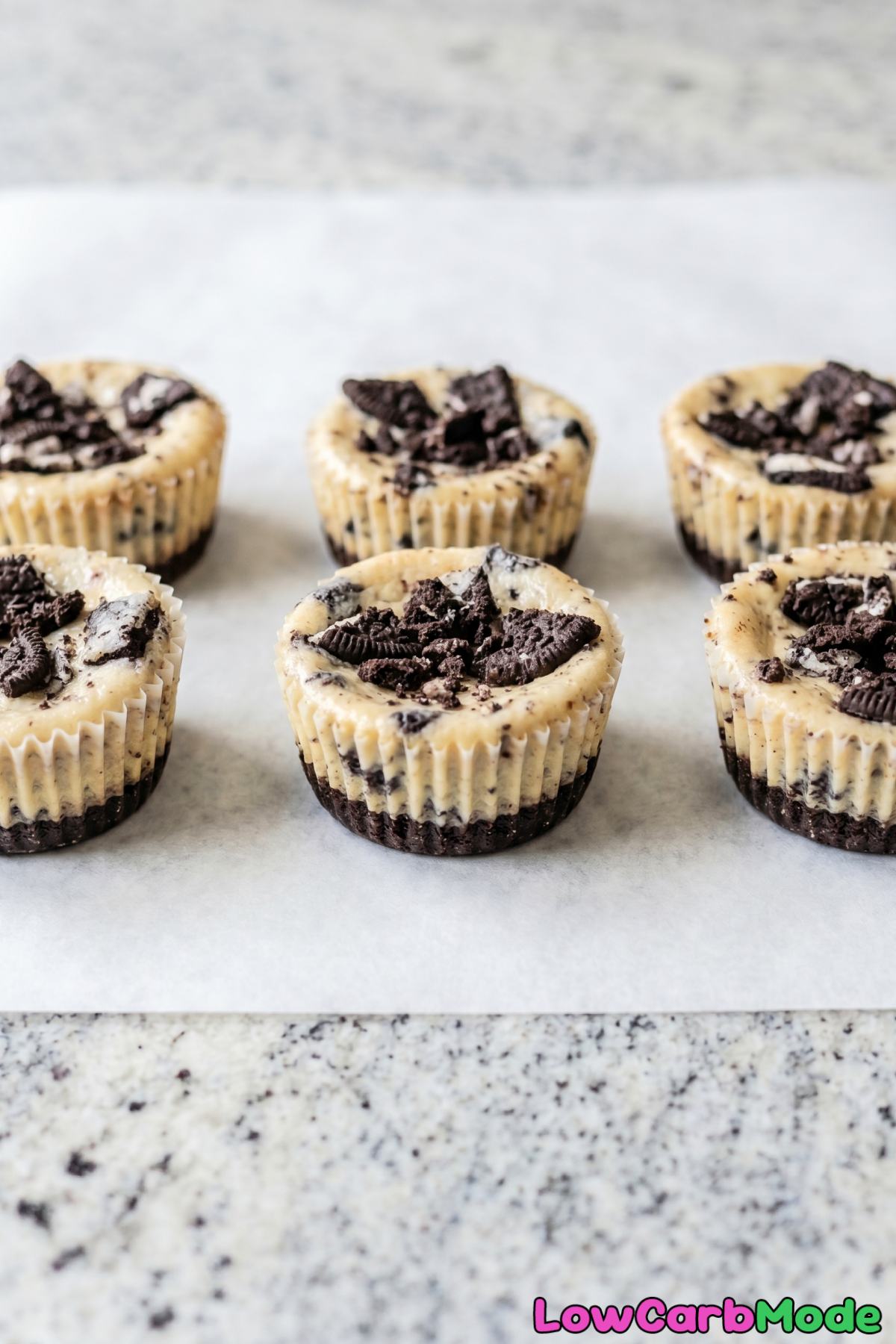 Irresistible keto cookies cream cheesecake bites