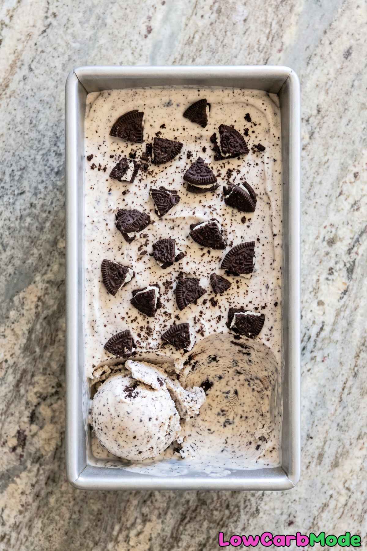 Low carb cookies and cream ice cream