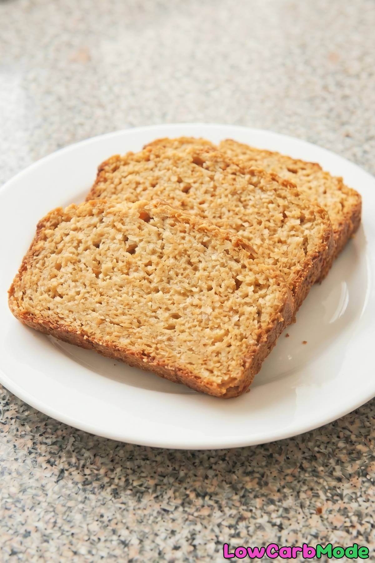 Golden keto cottage cheese bread fresh