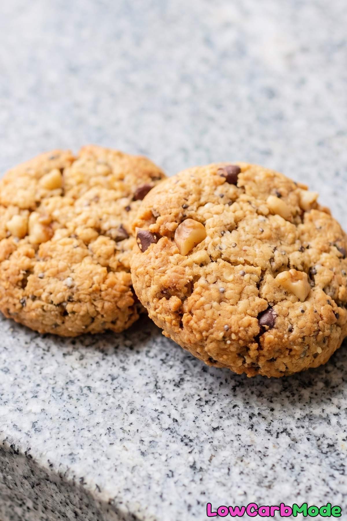 Golden keto cottage cheese breakfast cookies