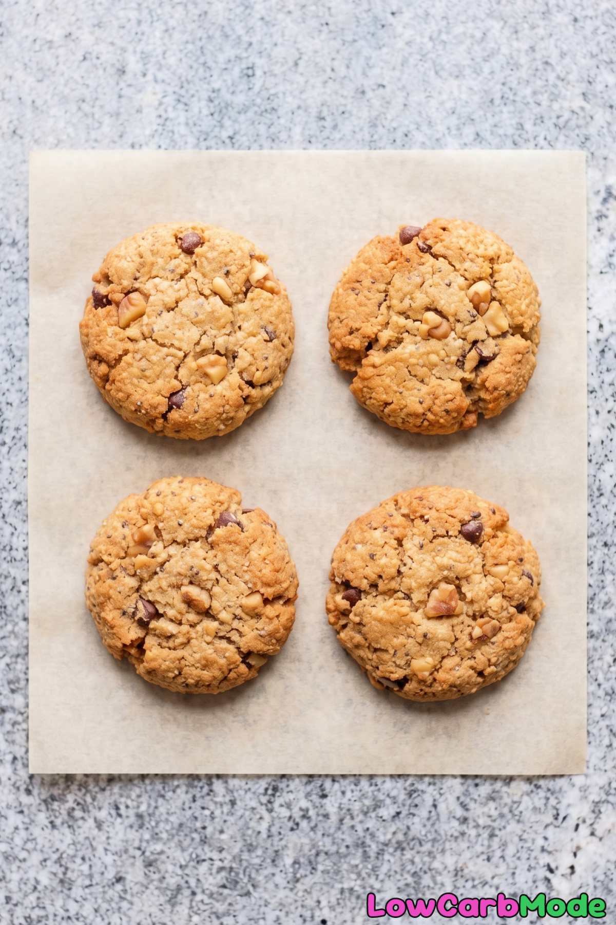 Chewy keto cottage cheese breakfast cookies
