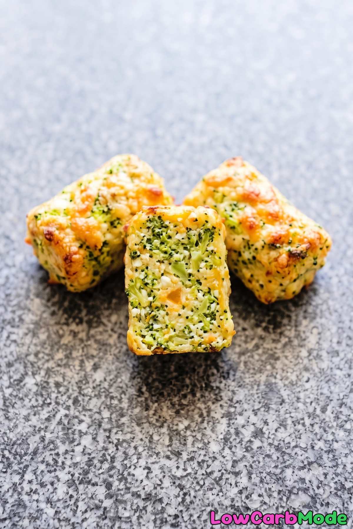 Cheesy cottage cheese broccoli tots