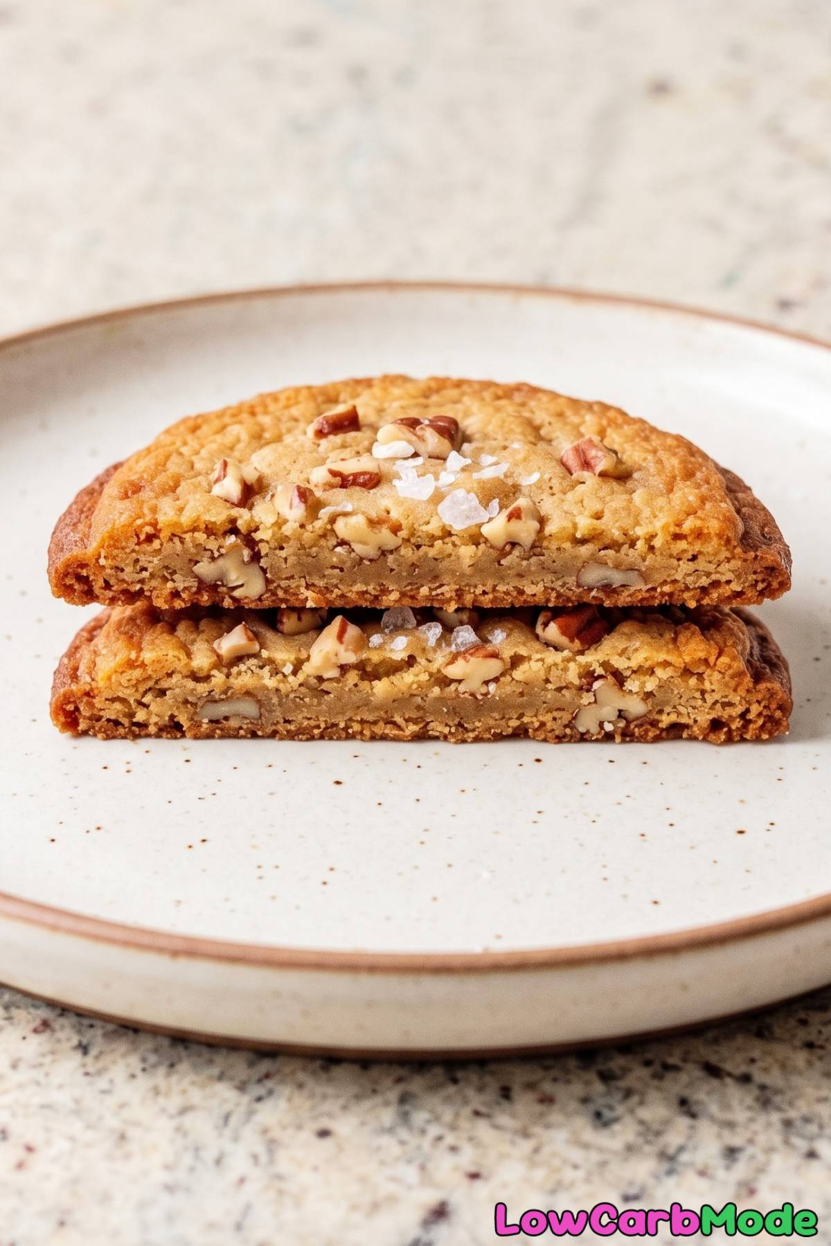 Toasted pecan keto cottage cheese cookies