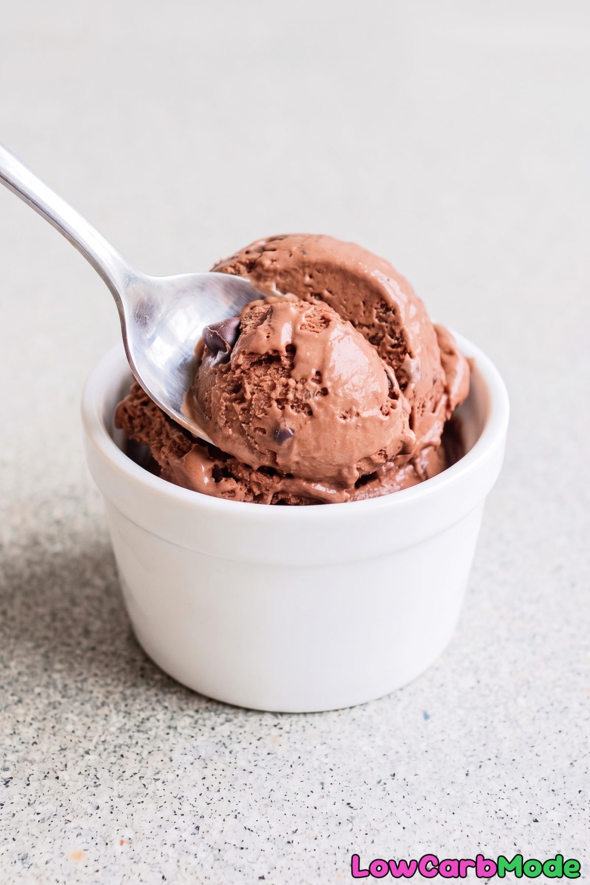 Keto Cottage Cheese Chocolate Ice Cream