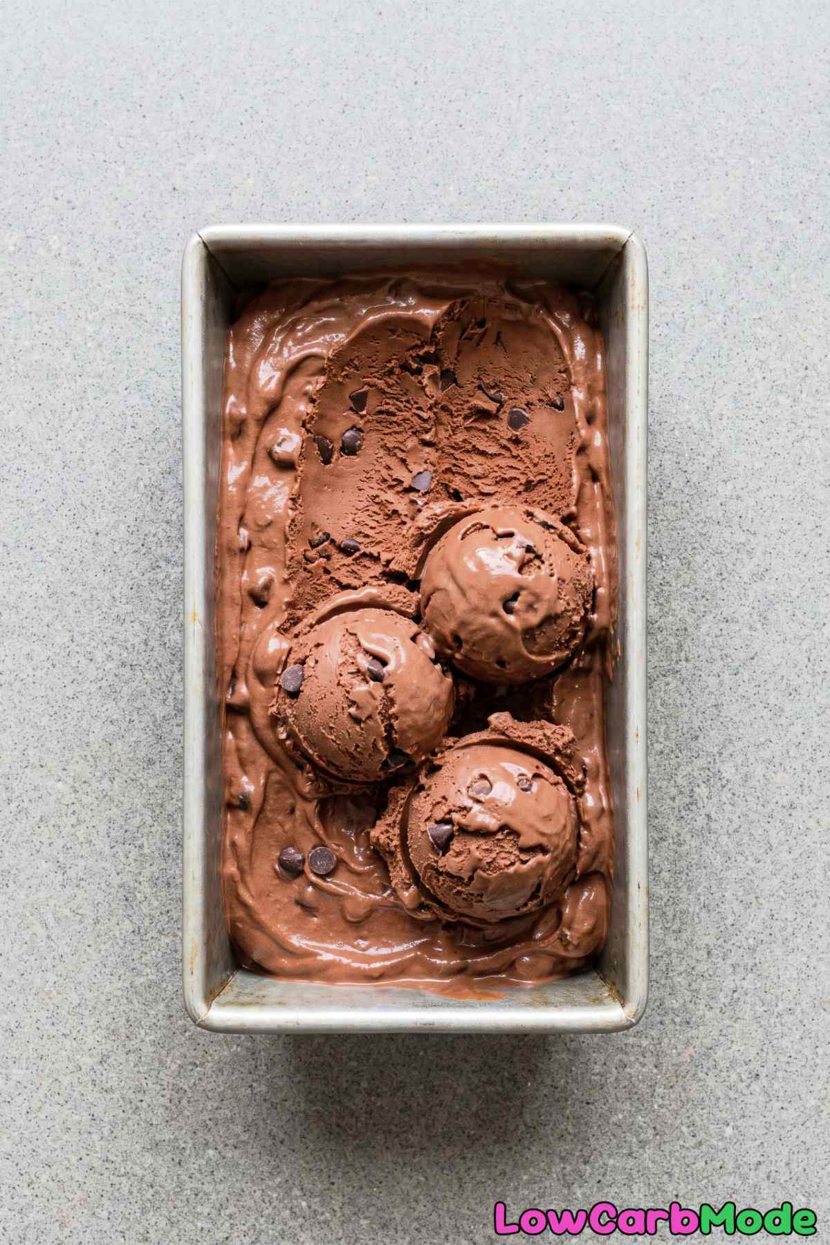 Keto Cottage Cheese Chocolate Ice Cream