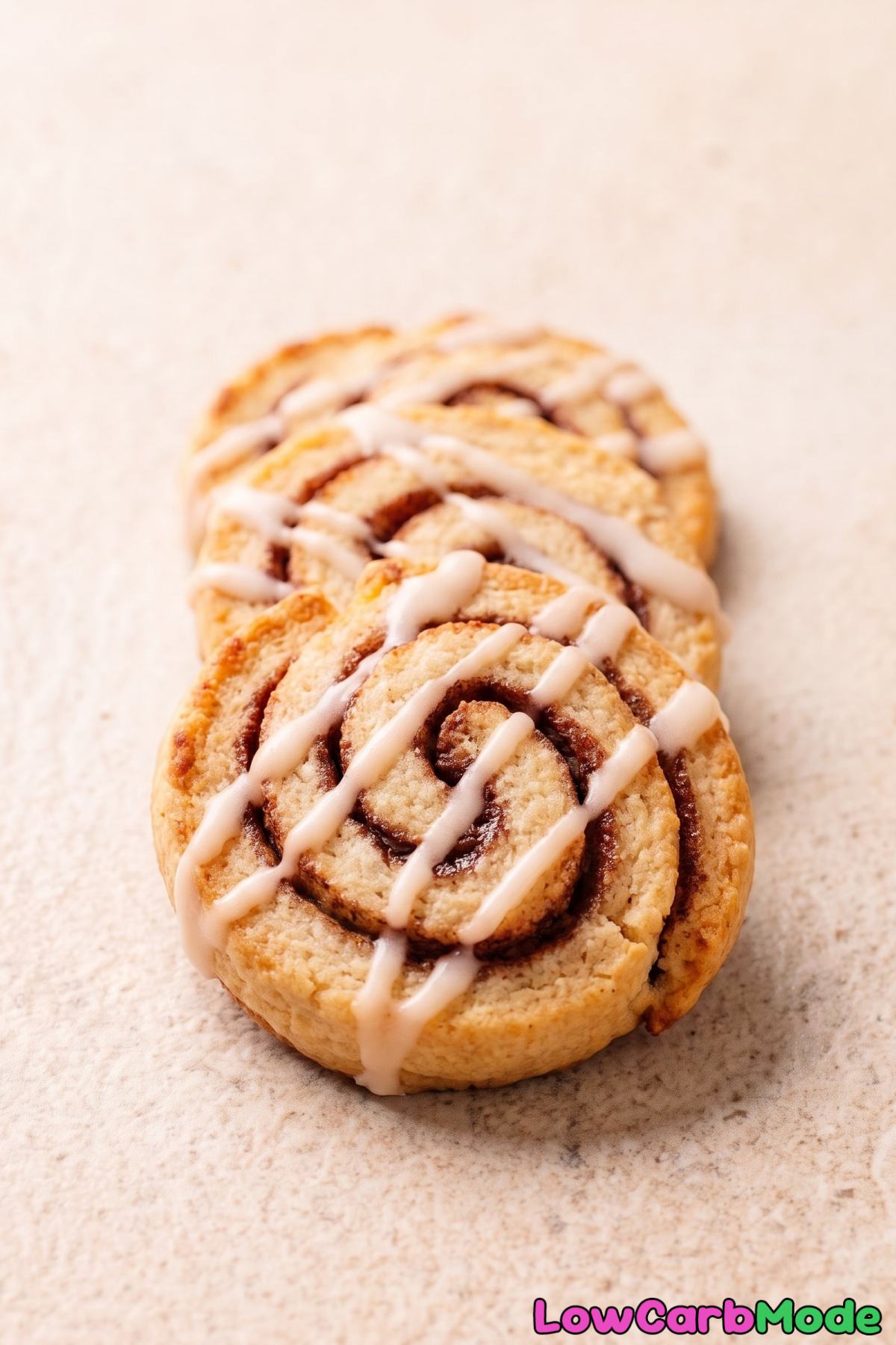 Cottage cheese keto cinnamon swirl cookies