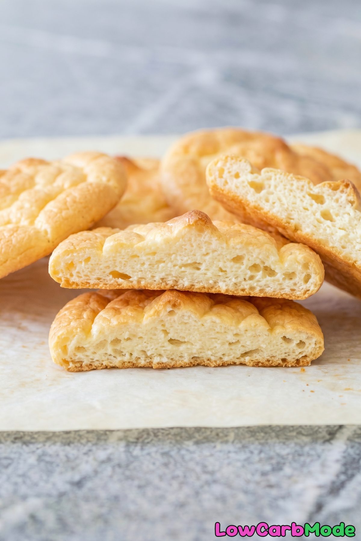 Wholesome keto cottage cheese cloud bread