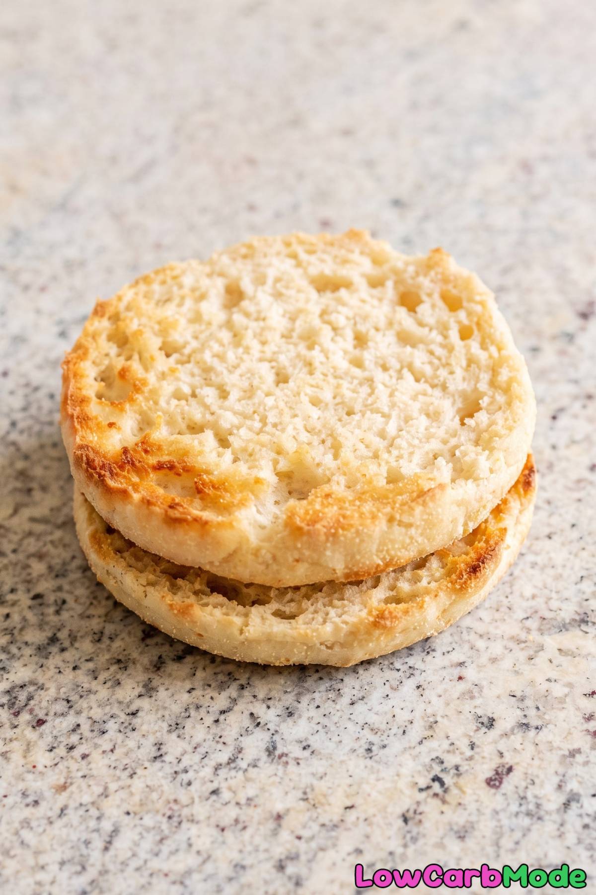 Low carb cottage cheese English muffin