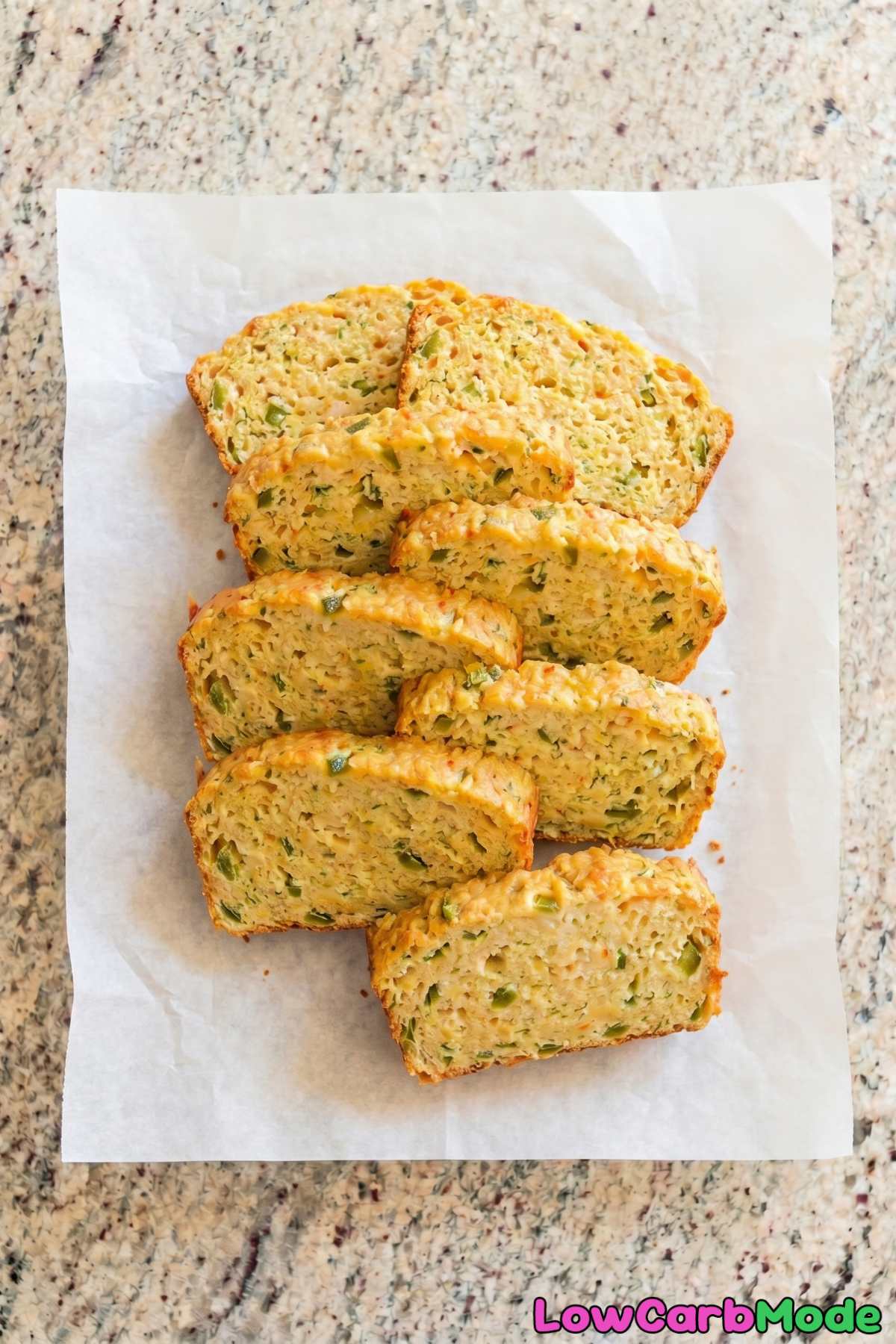 Fluffy keto cottage cheese jalapeno bread