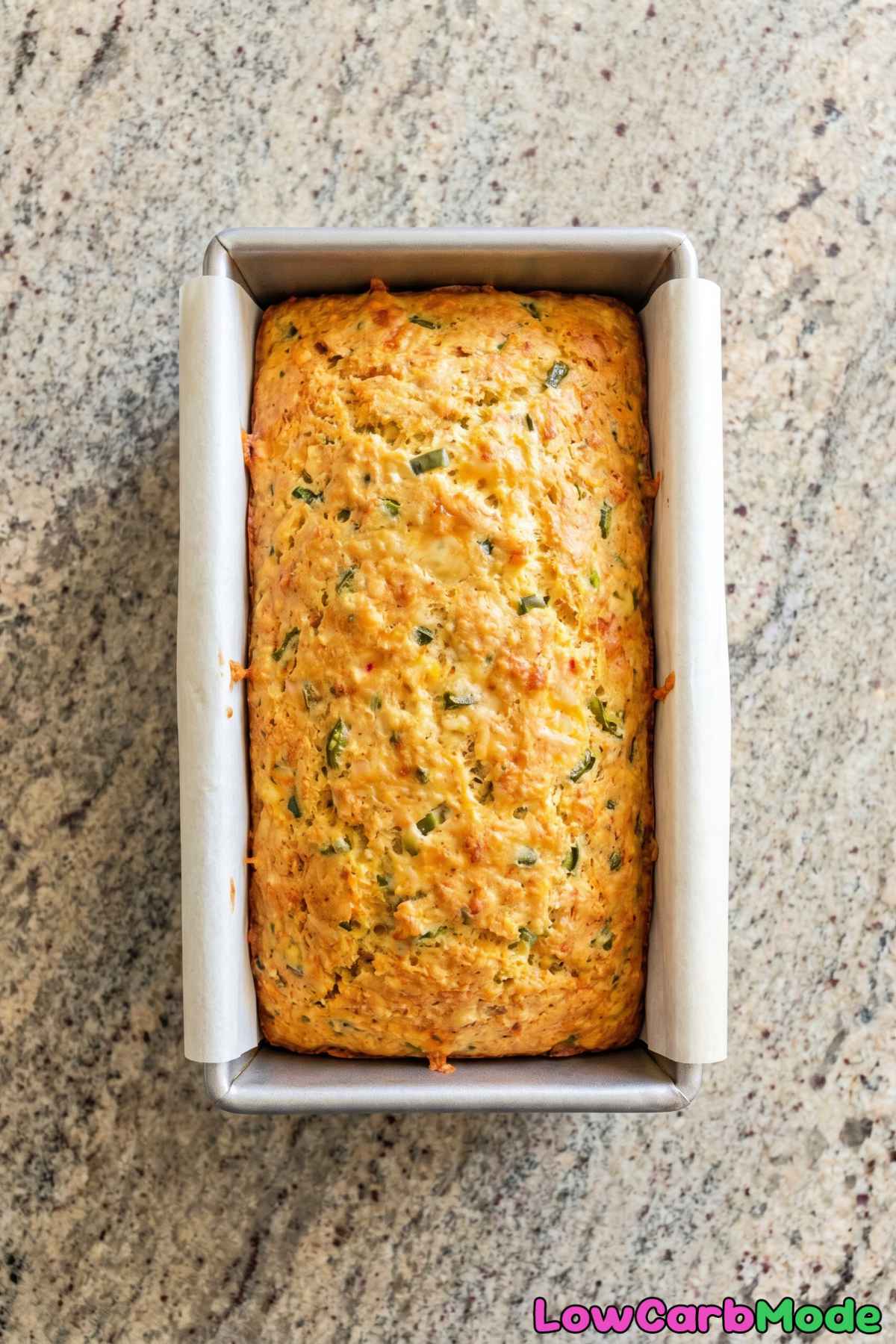 Warm keto cottage cheese jalapeno bread